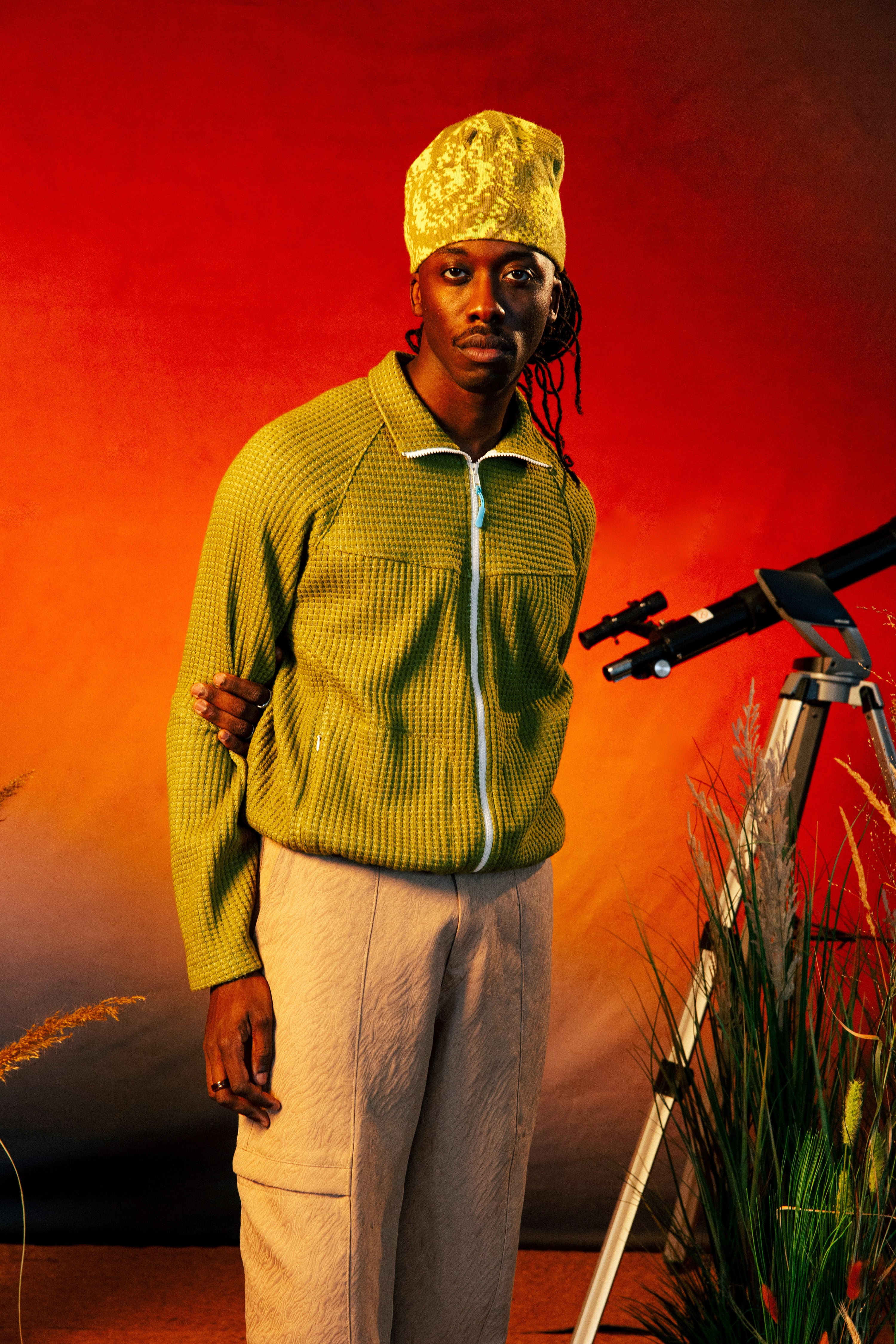 Yeti Tek V2 Cardigan: Chartreuse