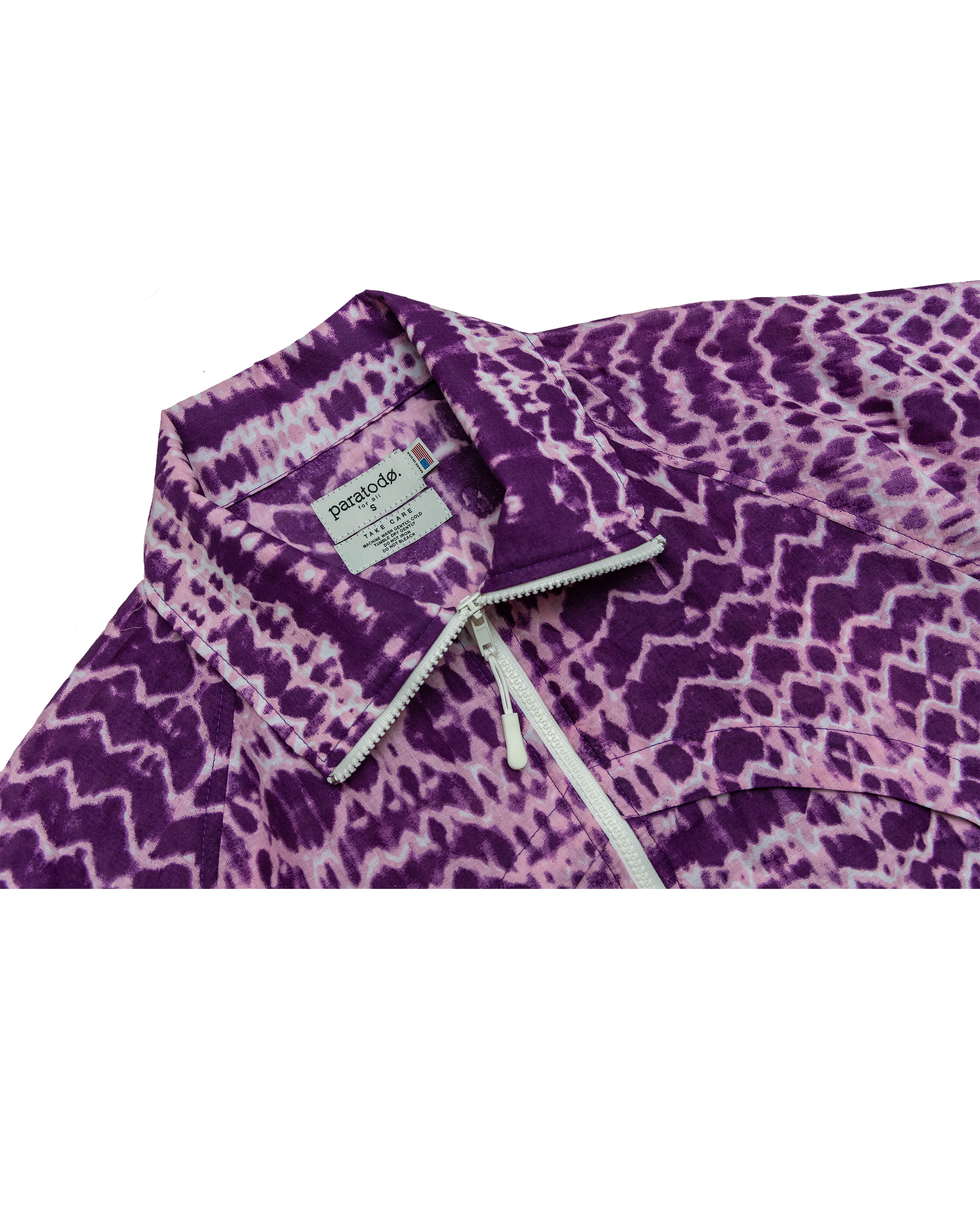Jungla Tech Shirt: Amethyst Lizard Acid