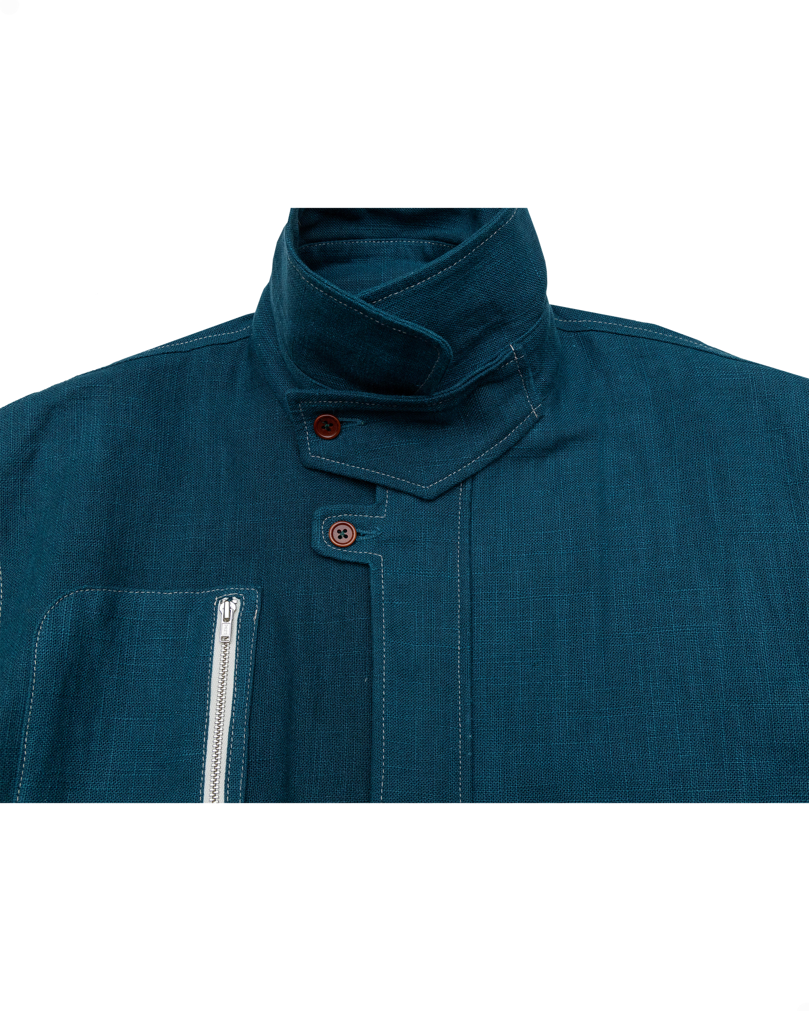 Pine Blouson Jacket: Blue Enzyme