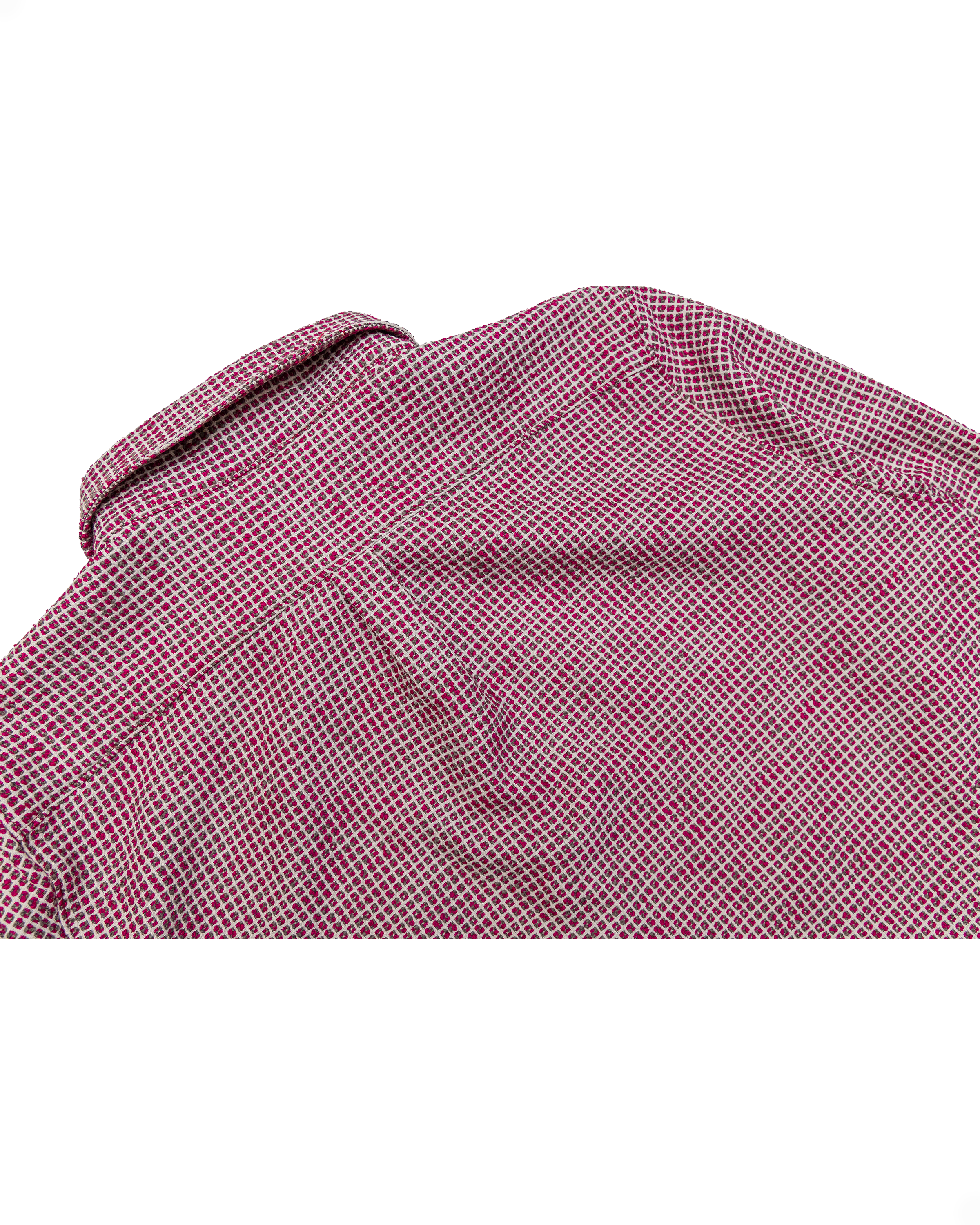 Jardin Shirt: Raspberry Jaquard