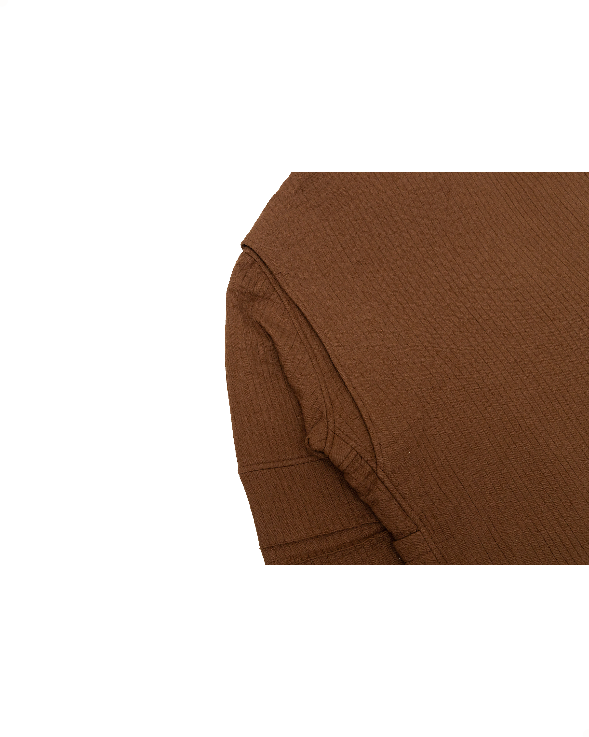 Pine Blouson Jacket: Brown Quilt