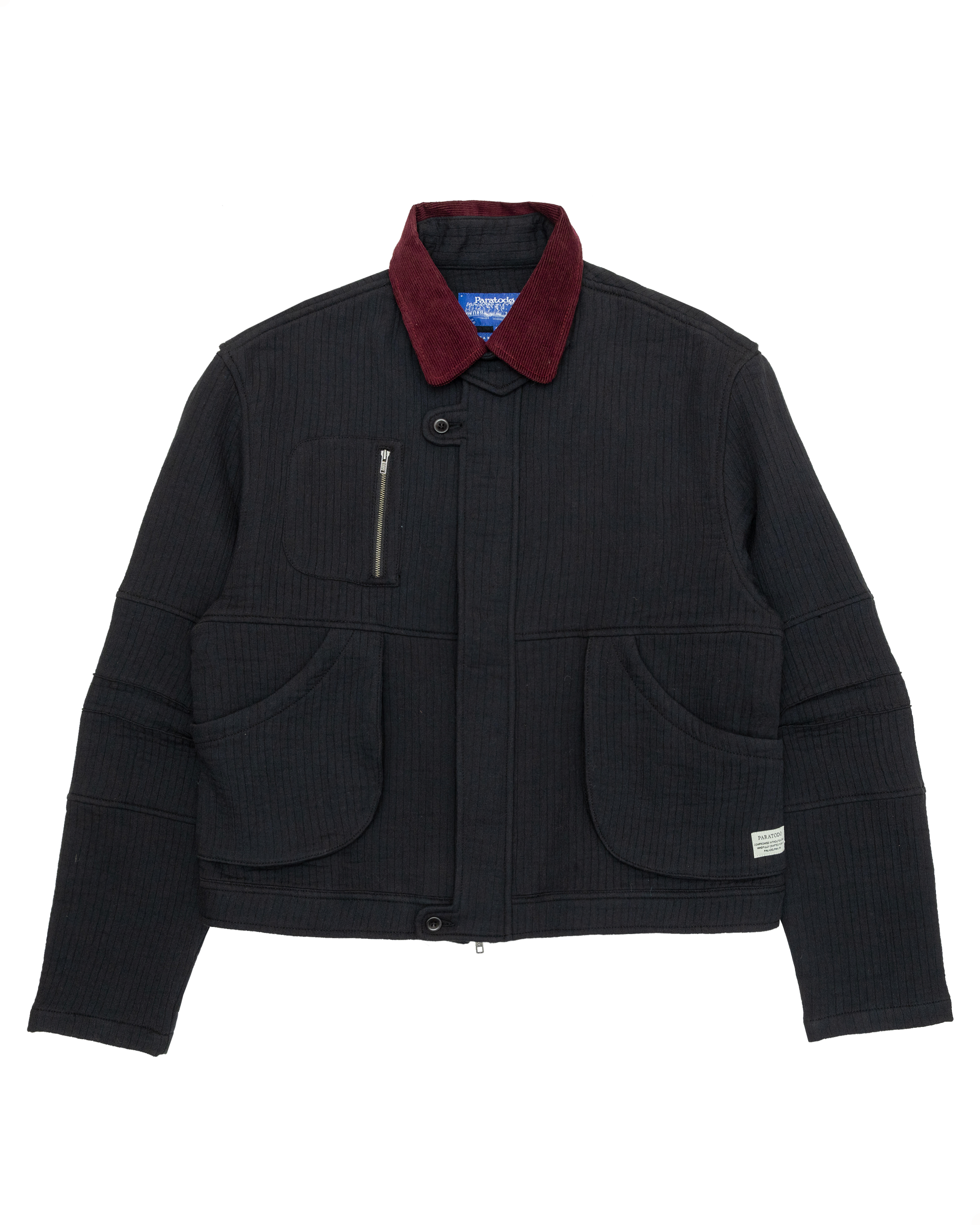 Pine Blouson Jacket: Black Quilt