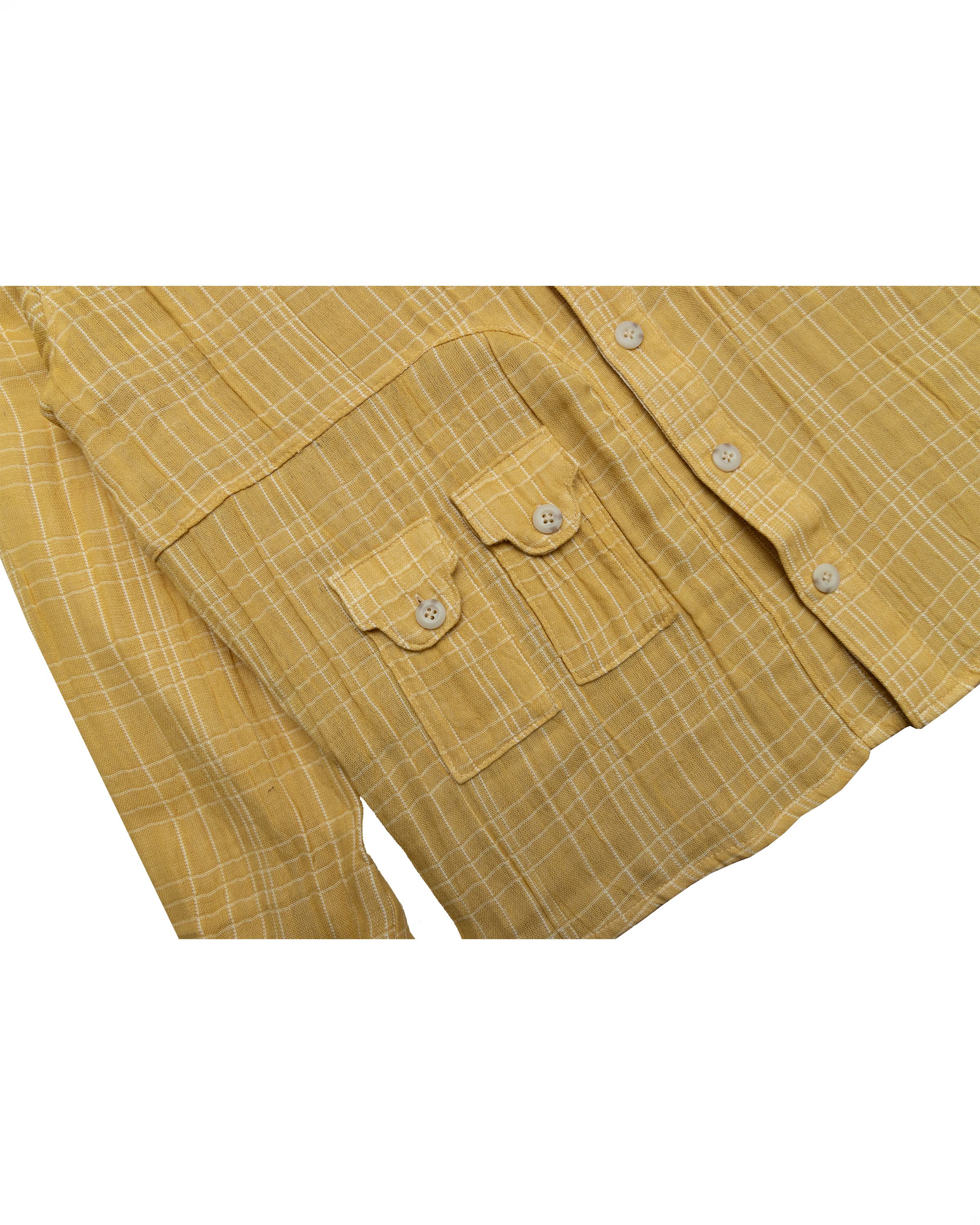 Jardin Shirt: Marigold Double Gauze