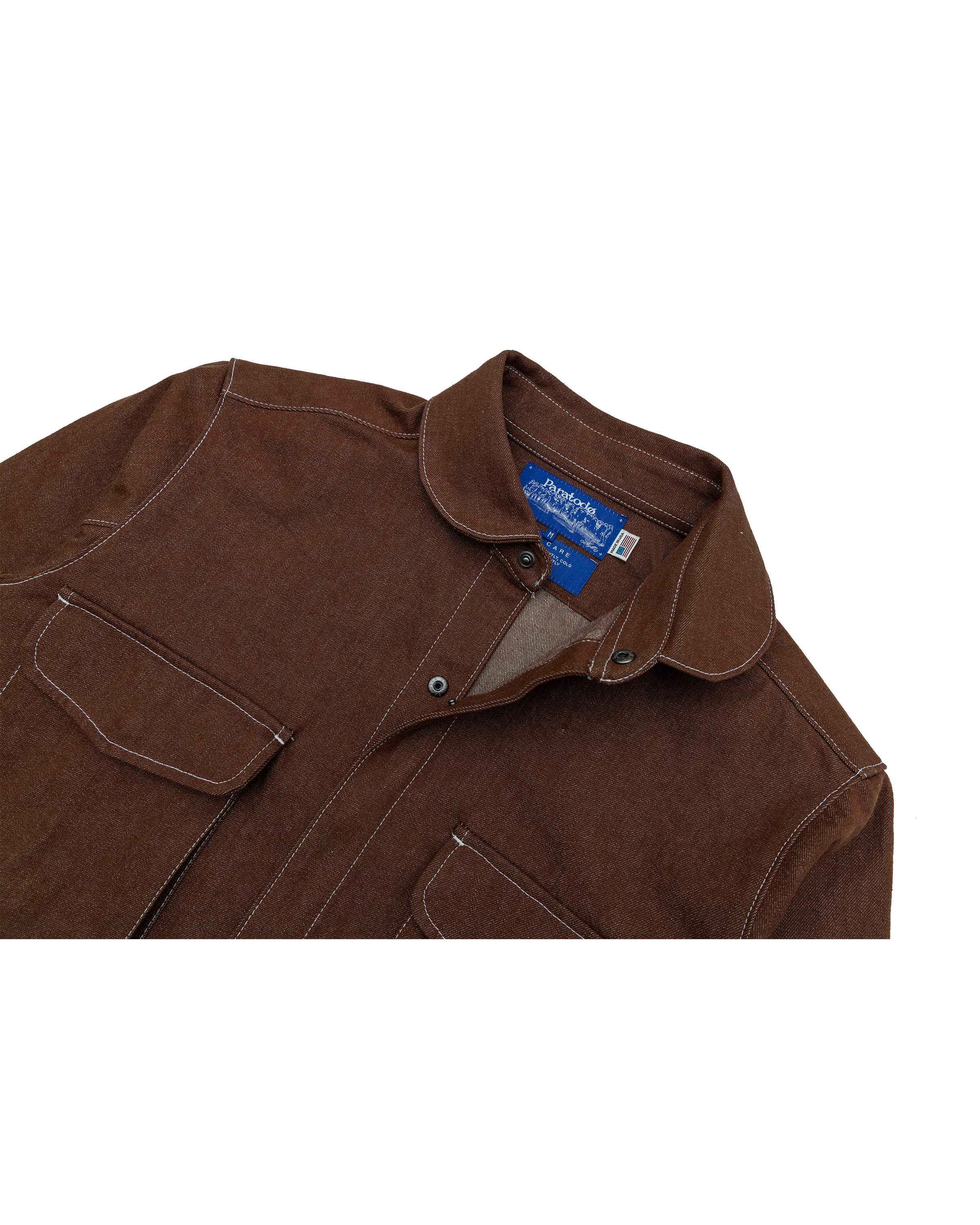 '75 London Overshirt: Stonewash Denim