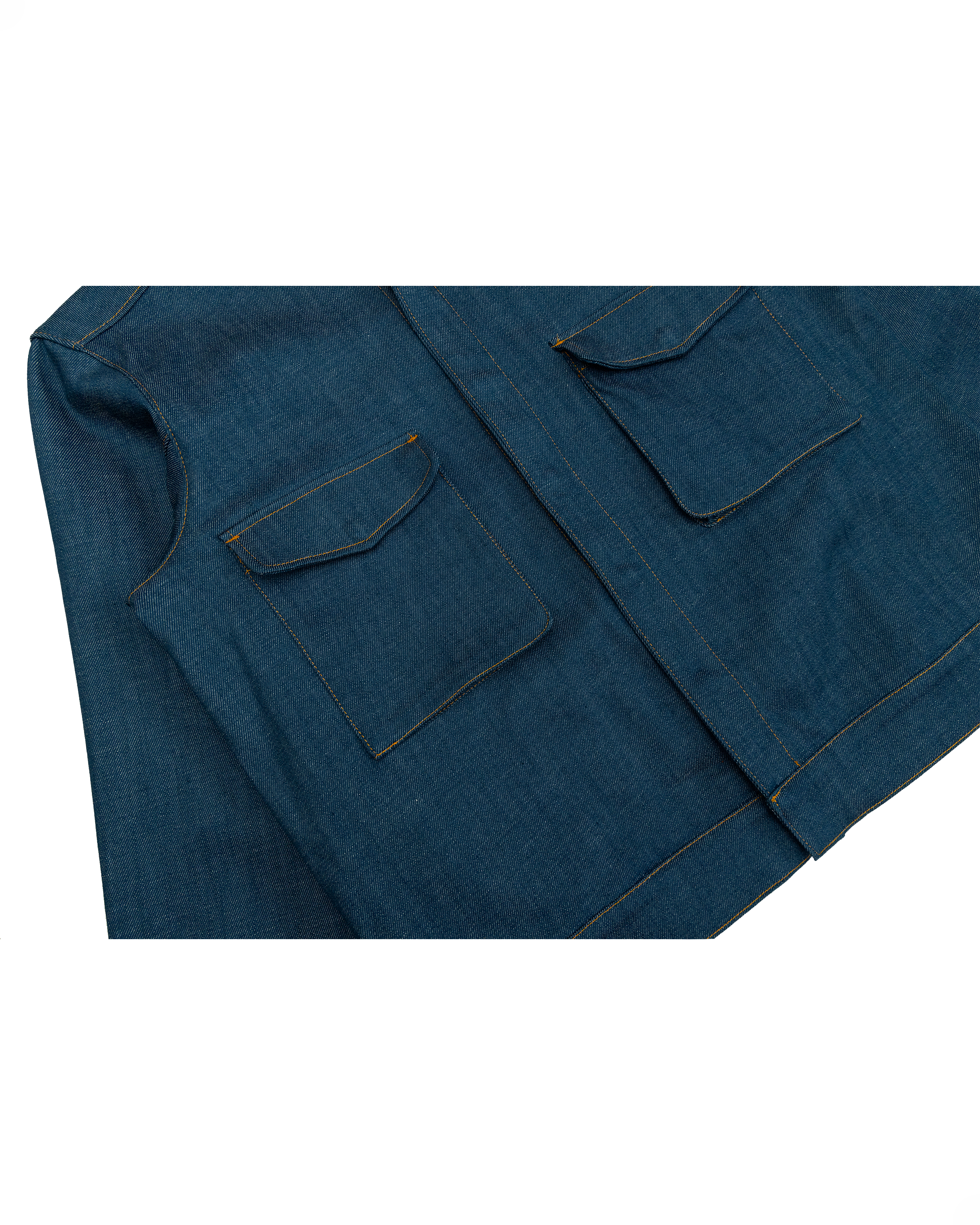 '75 London Overshirt: Turkish Blue Denim