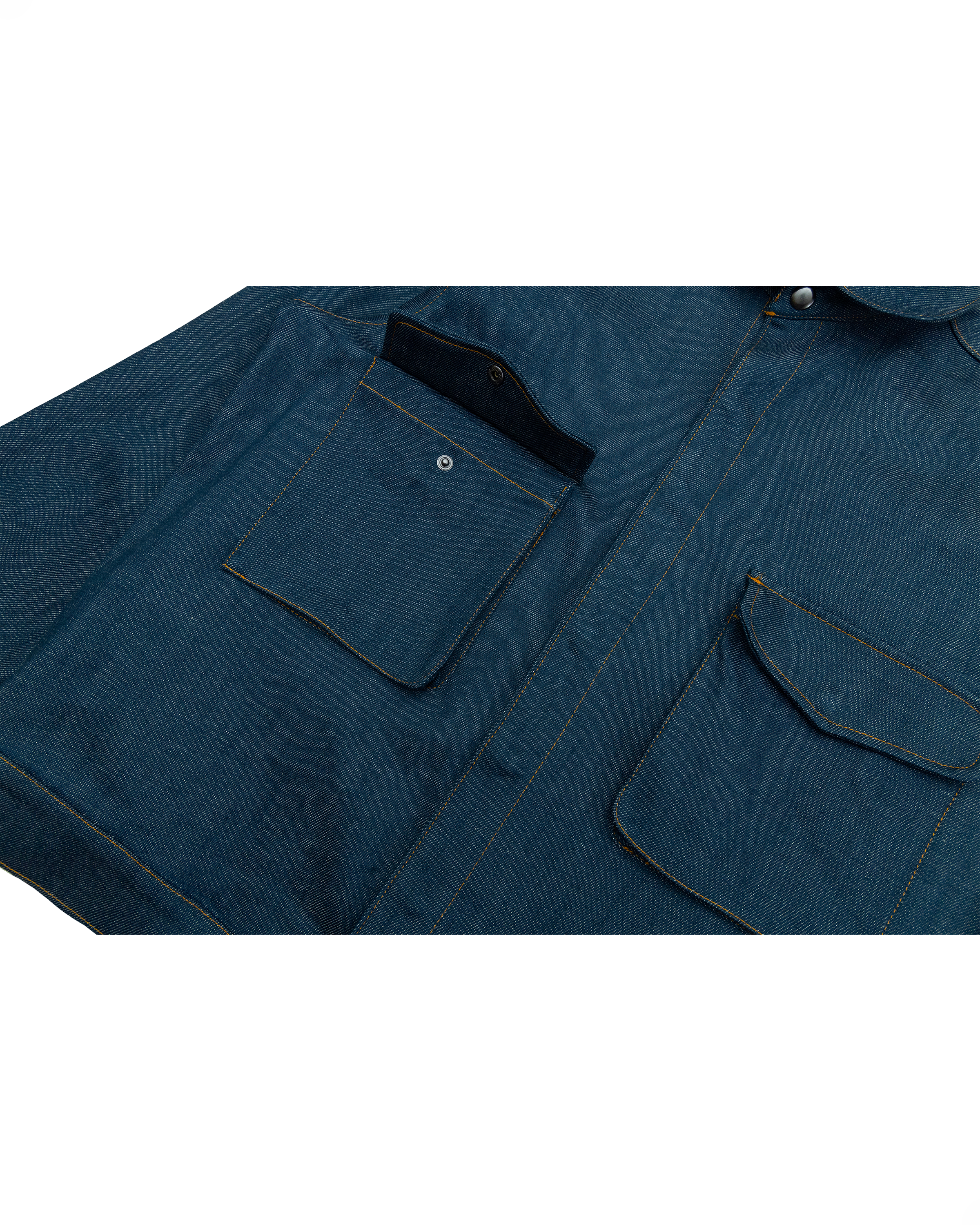 '75 London Overshirt: Turkish Blue Denim