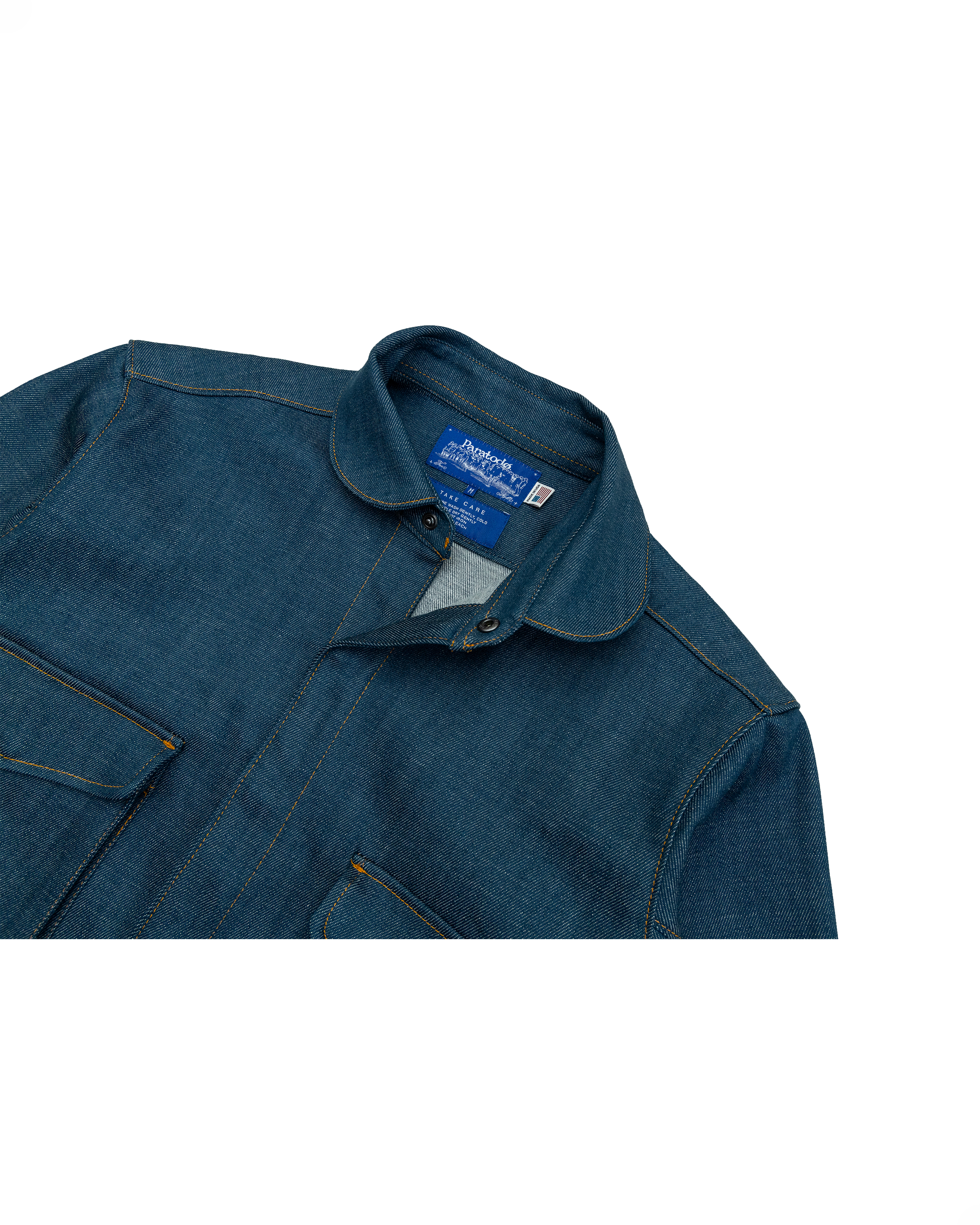 '75 London Overshirt: Turkish Blue Denim