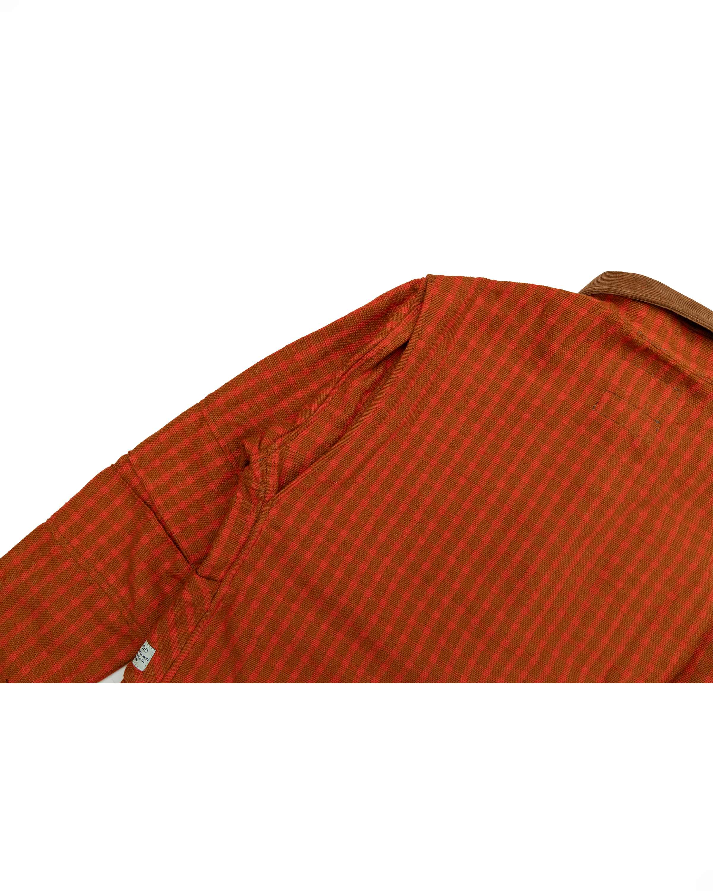 Pine Blouson Jacket: Orange/Camel Plaid