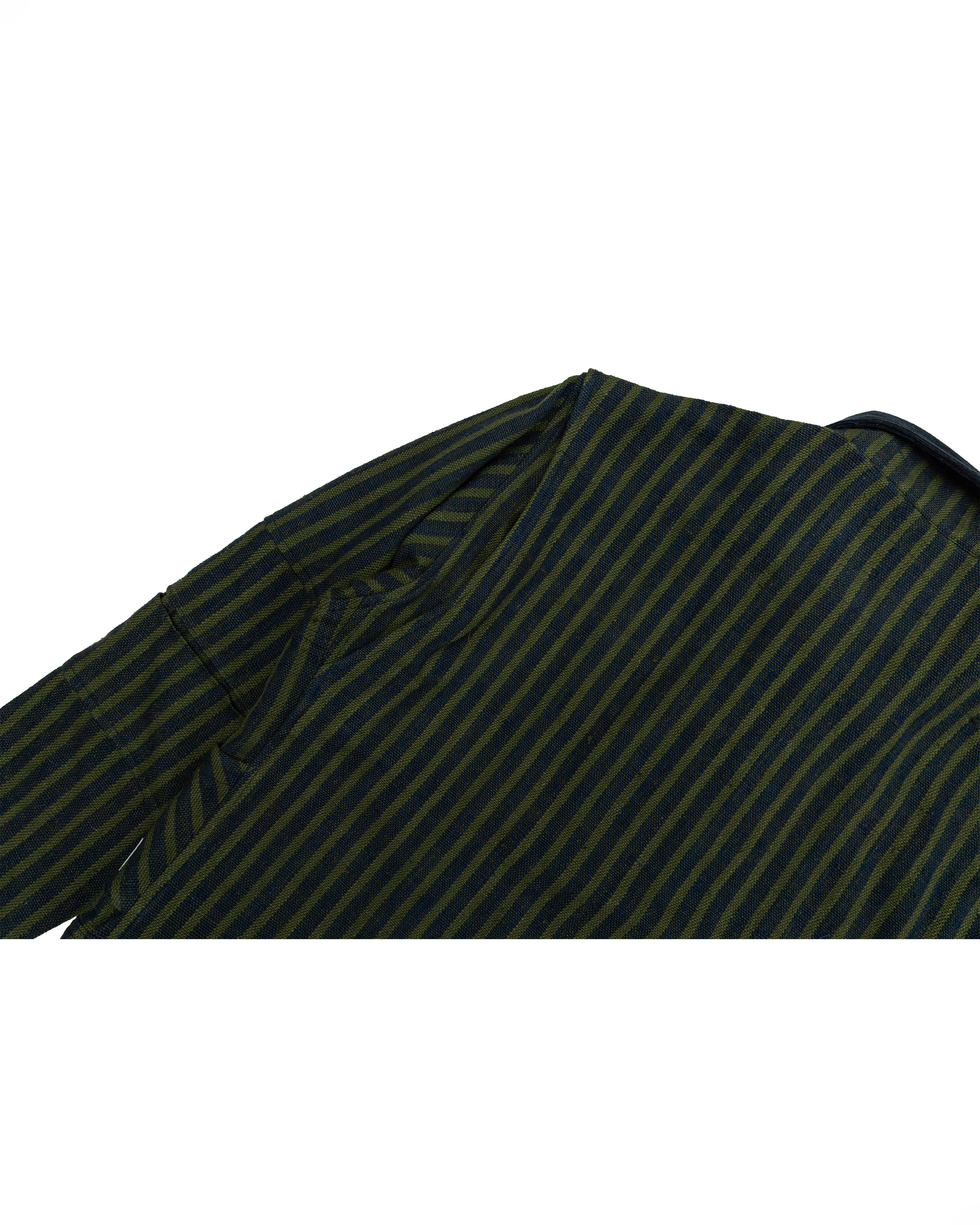 Pine Blouson Jacket: Navy/Olive Stripe