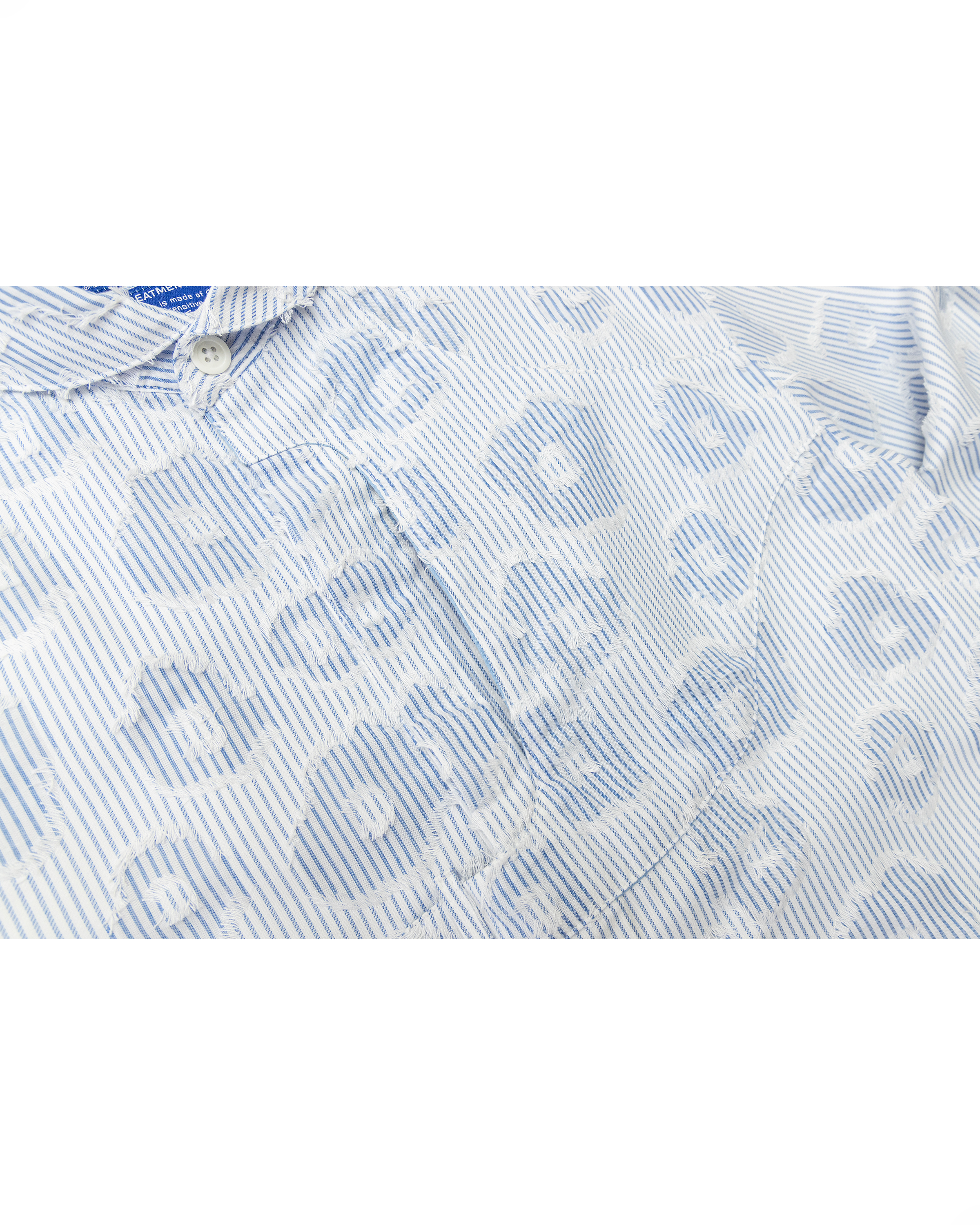 Gonia Shirt: Floral Stripes