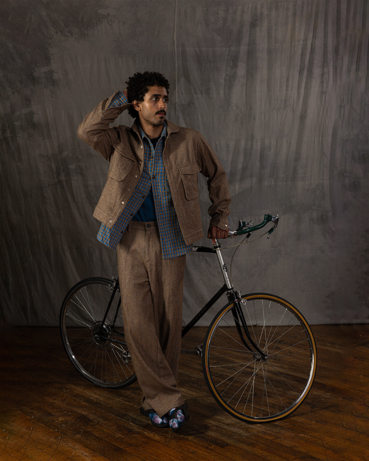 TAE Pant:Nature Woolen twill