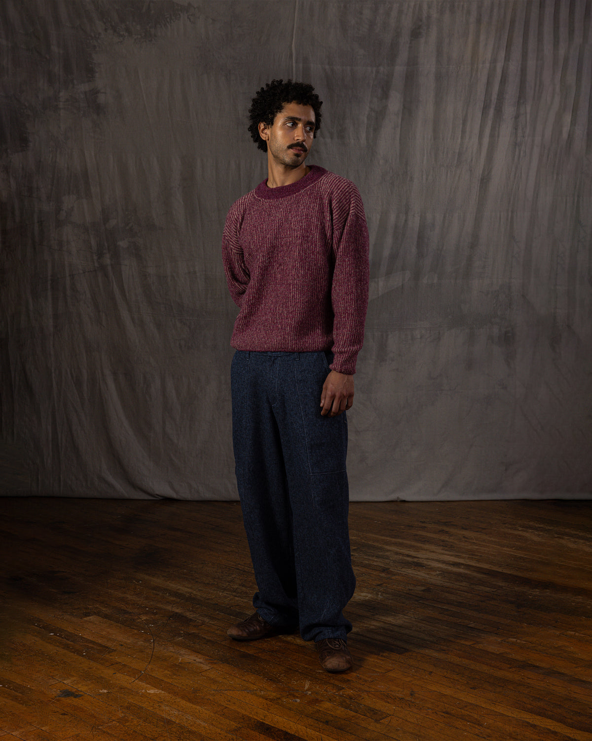 Collao Sweater: Cranberry
