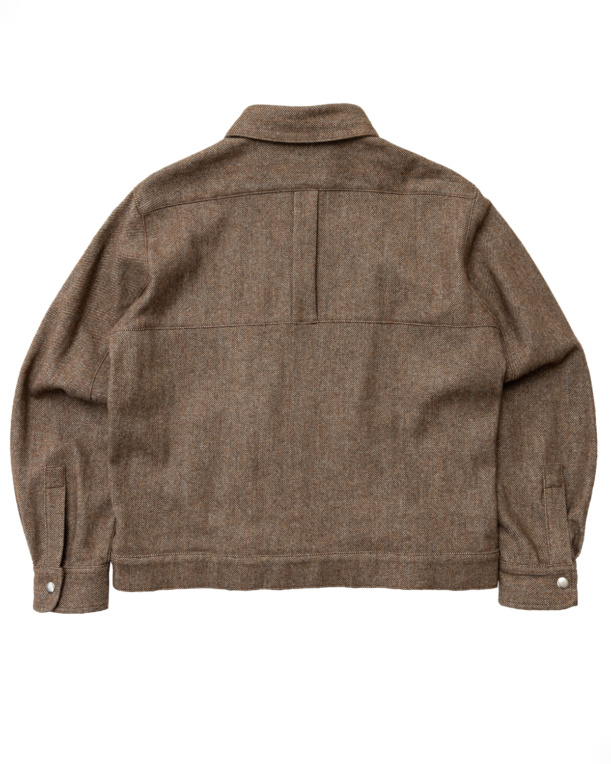 '75 London Overshirt: Nature Woolen Twill