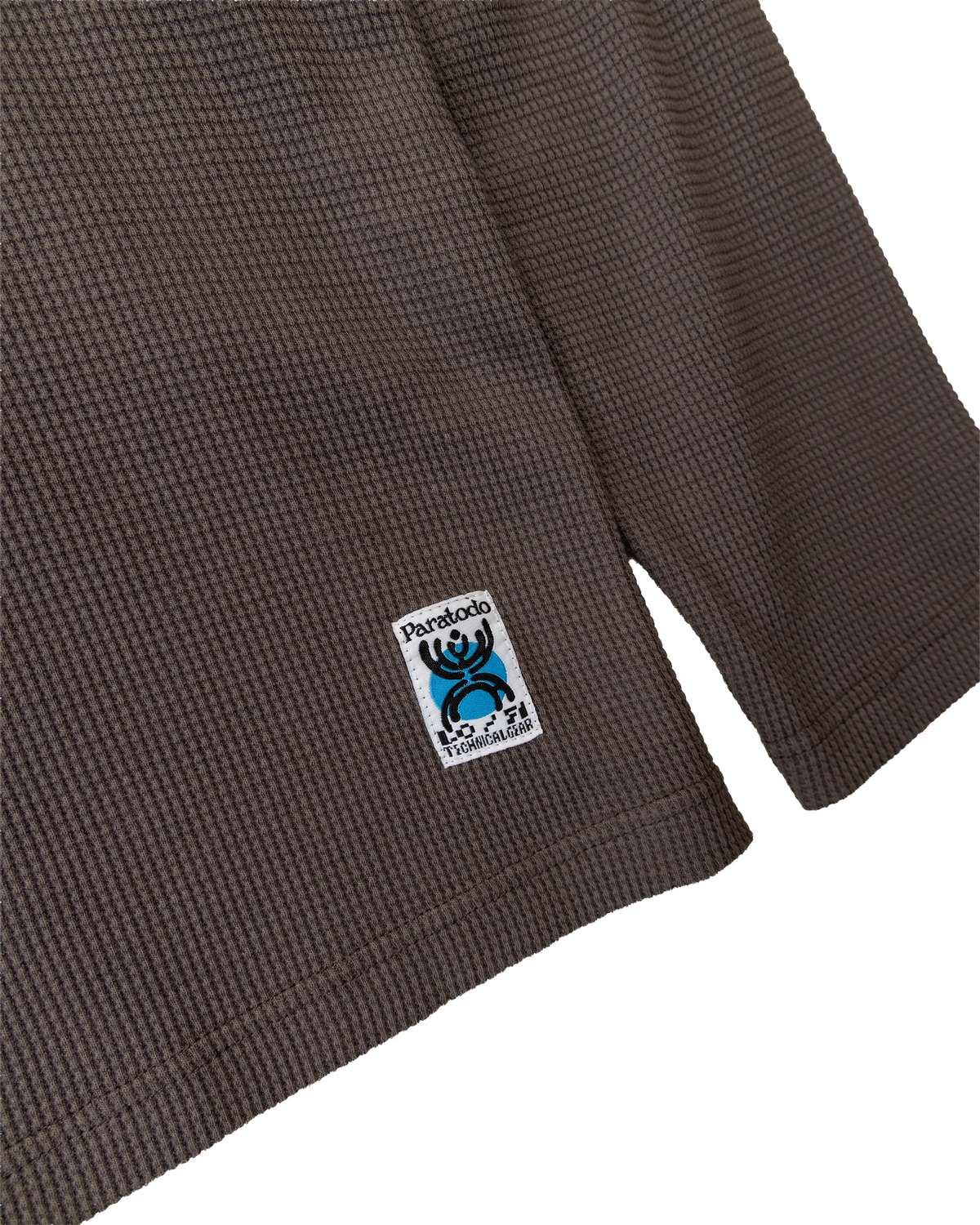 L/S Lo-Fi Tee: Umber Brown Thermal