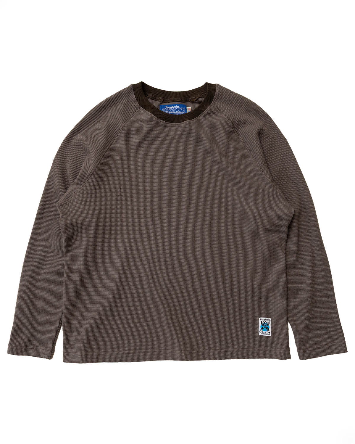 L/S Lo-Fi Tee: Umber Brown Thermal