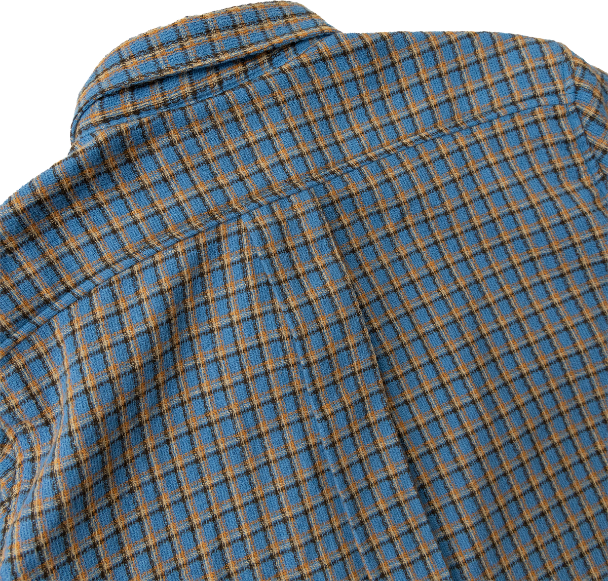 (PRE-ORDER) Jardin Shirt: Sky Plaid Gauze