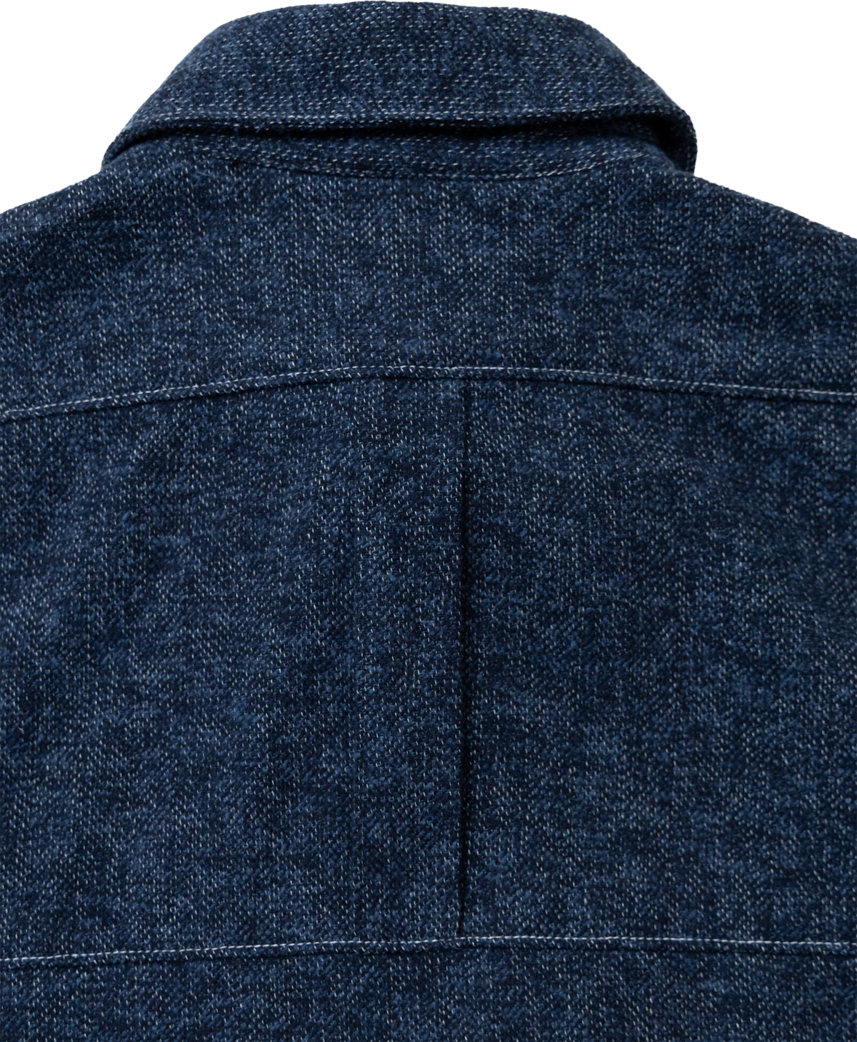 (PRE-ORDER) '75 London Overshirt: Navy Cotton Tweed