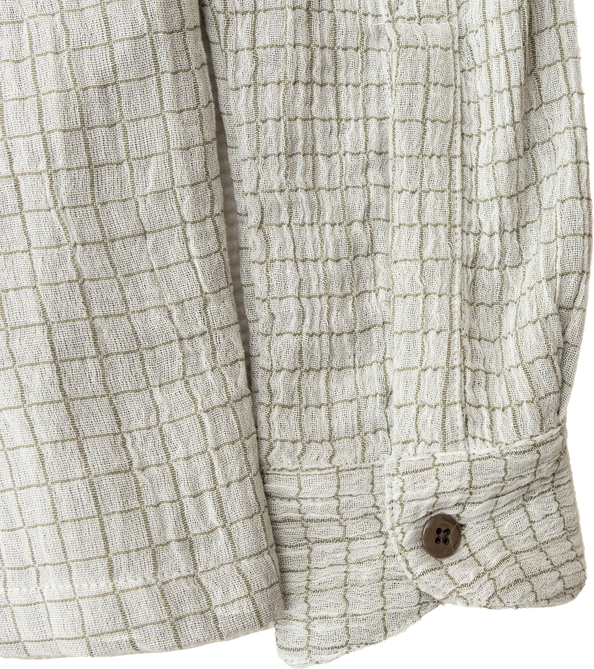 Gonia Shirt: Double Gauze Moss