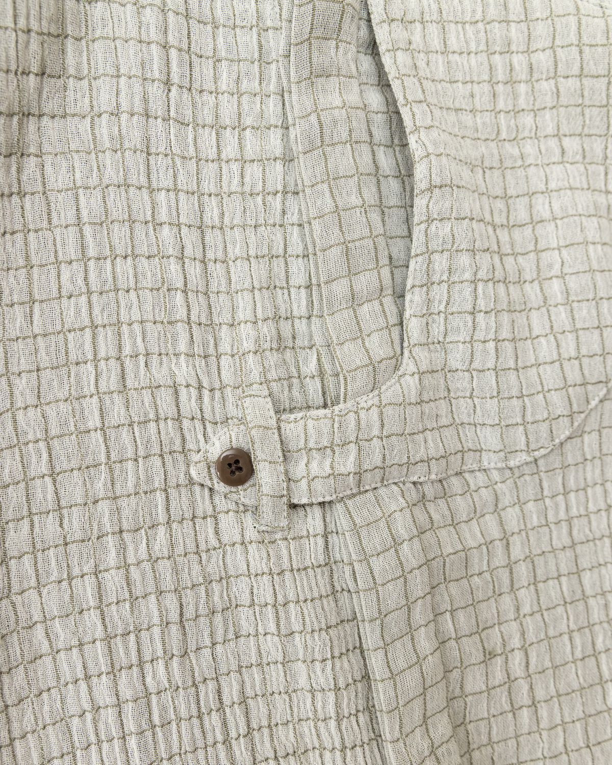 Gonia Shirt: Double Gauze Moss