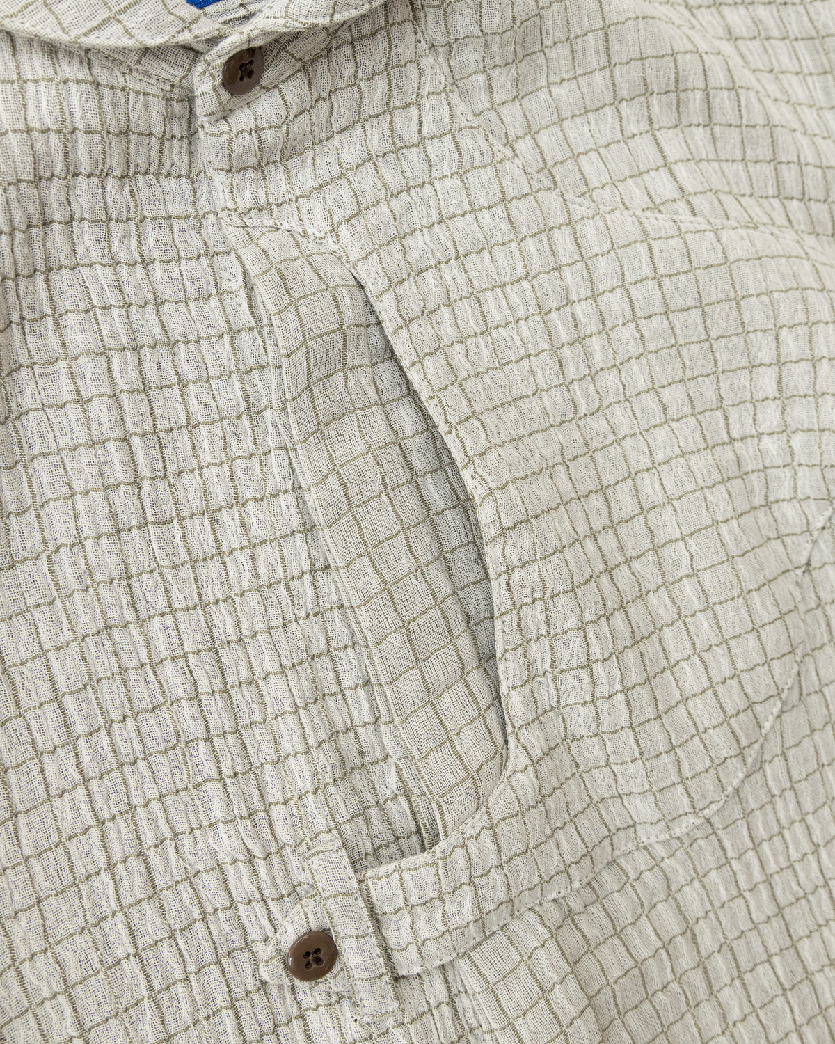 Gonia Shirt: Double Gauze Moss