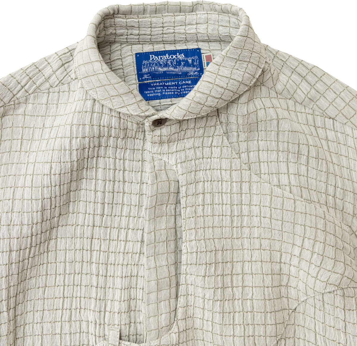 Gonia Shirt: Double Gauze Moss