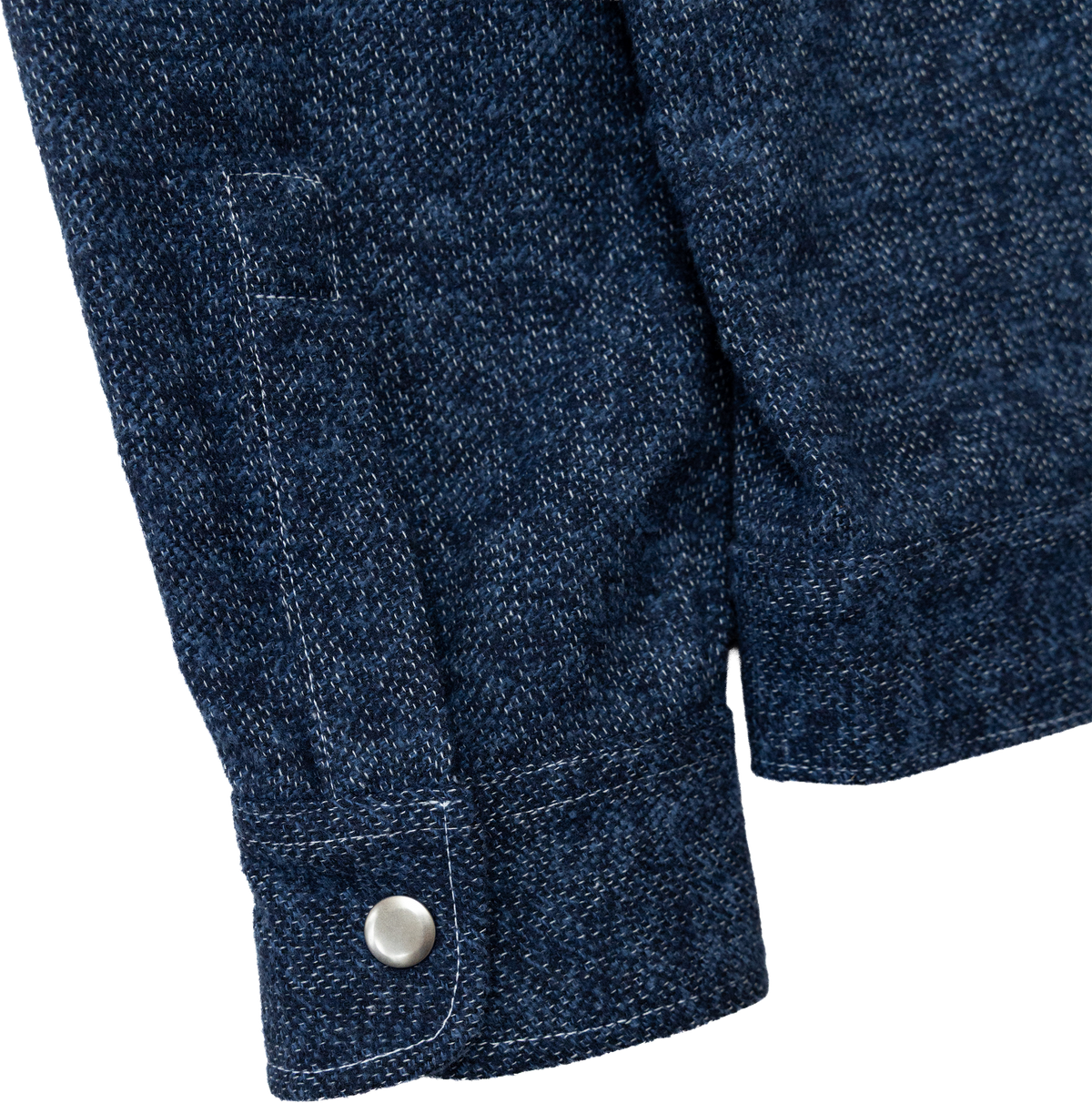 (PRE-ORDER) '75 London Overshirt: Navy Cotton Tweed