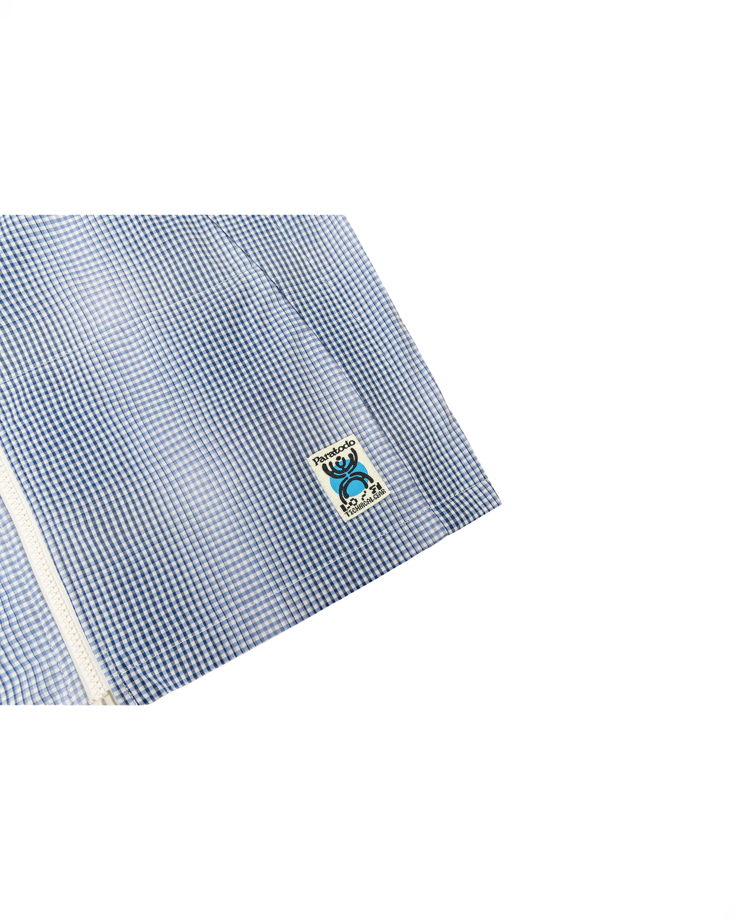 Jungla Tech Shirt: Moire Plaid