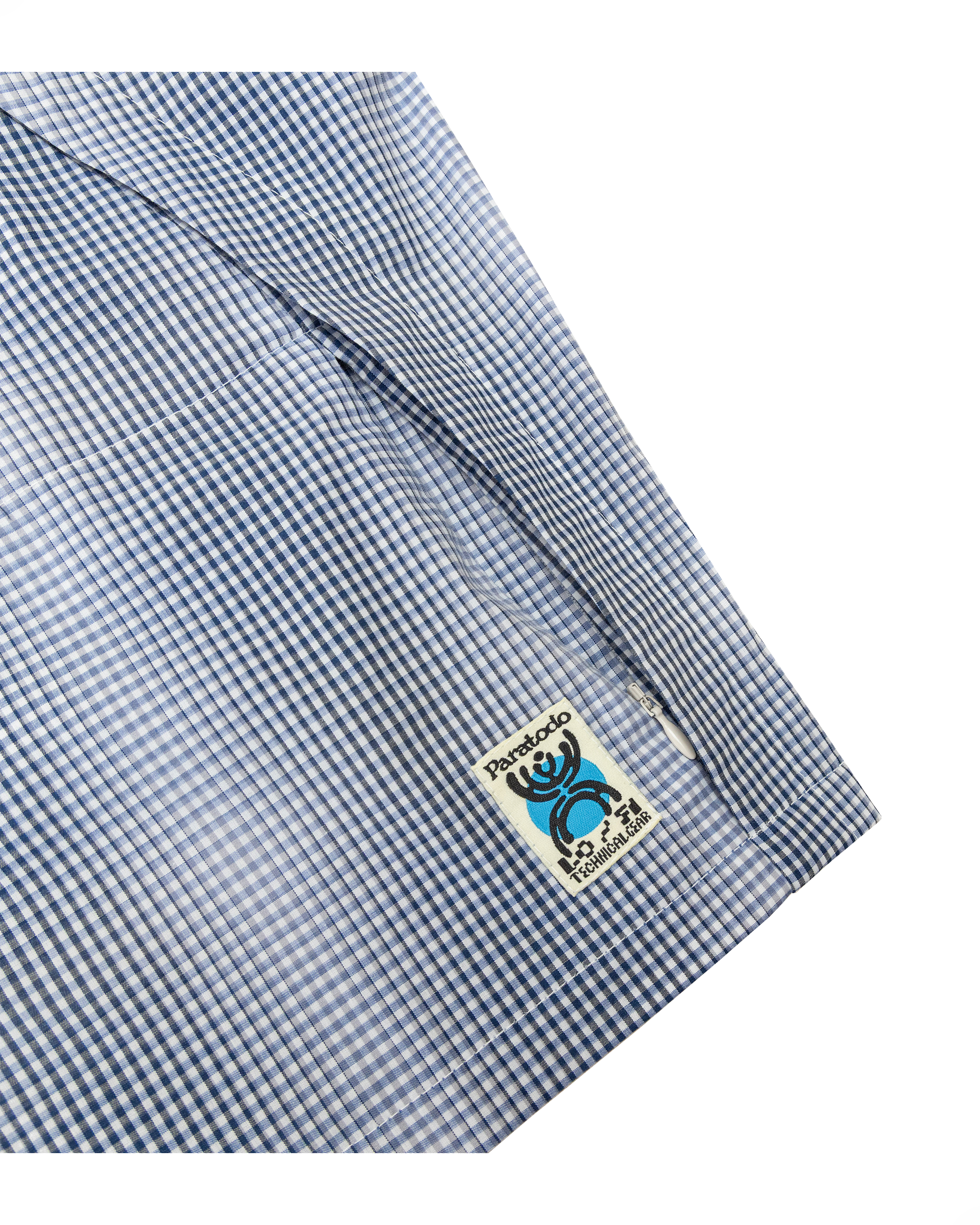 Jungla Tech Shirt: Moire Plaid