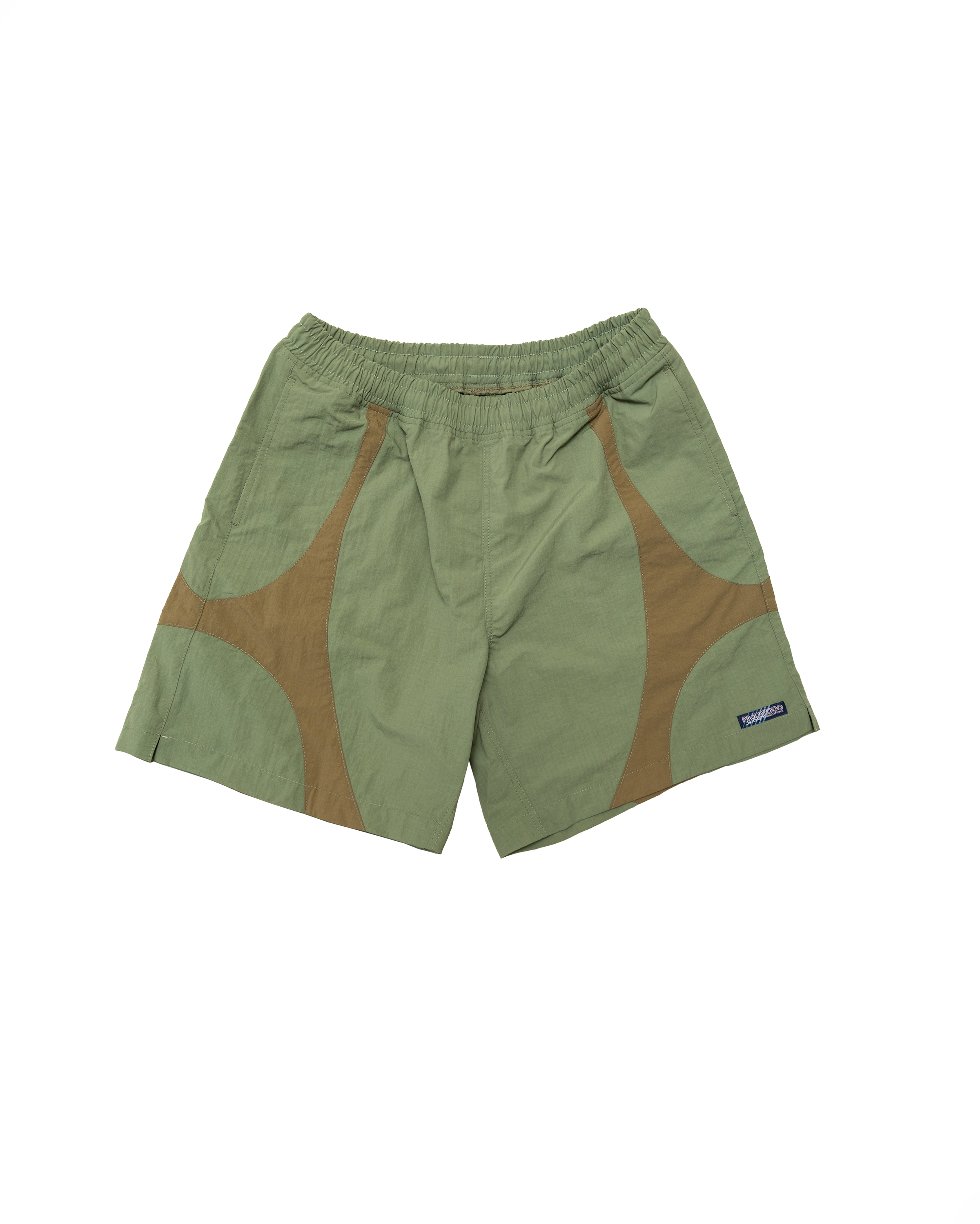 Equis Short: Jungle Green/ Wheat