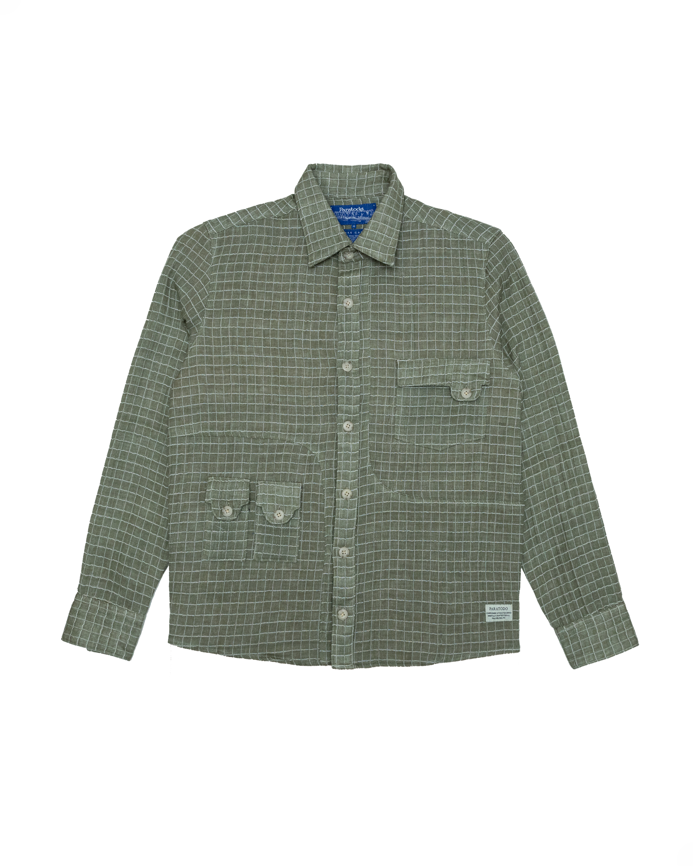 Jardin Shirt: Moss Double Gauze