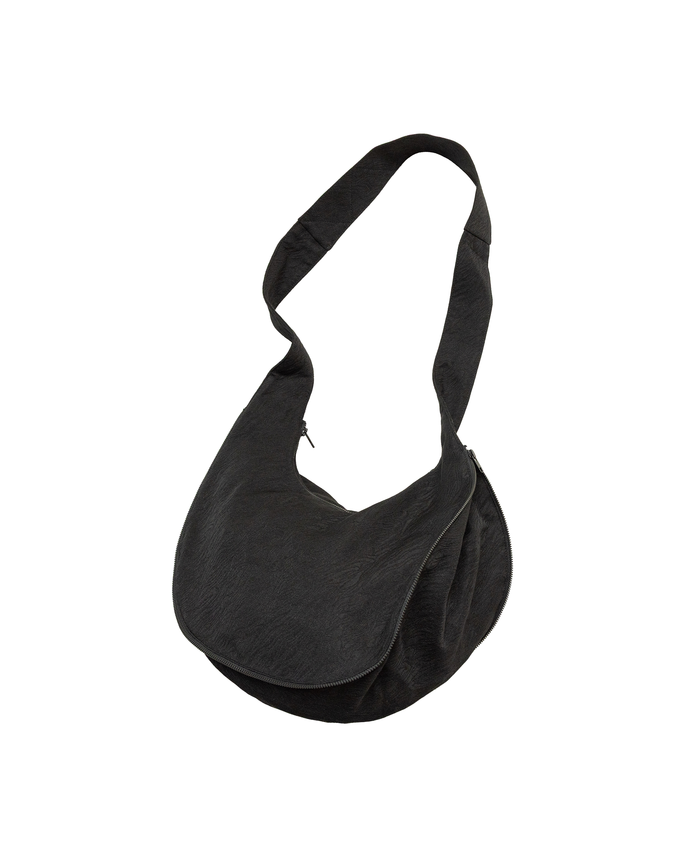 Slinger Bag: Black Jacquard