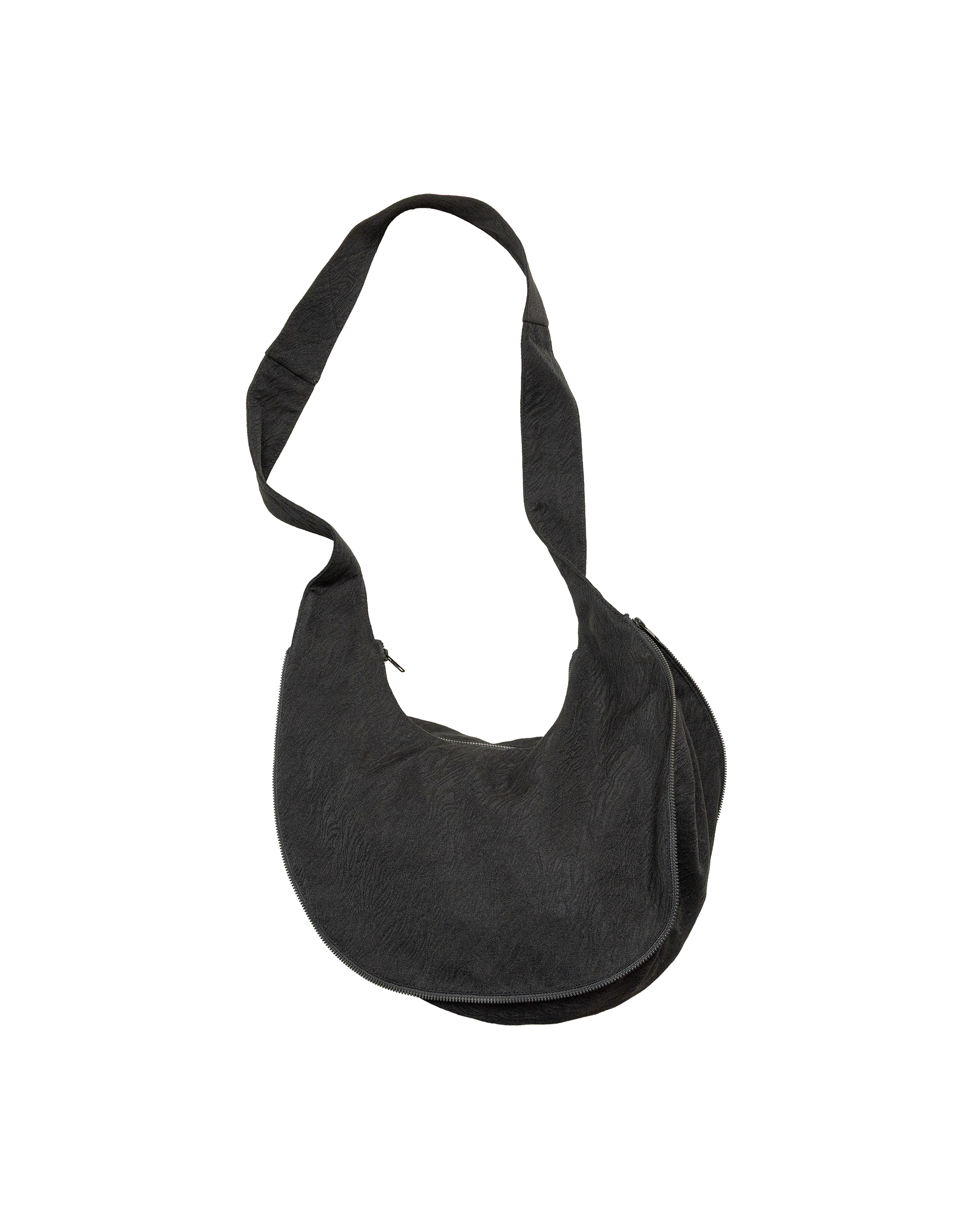 Slinger Bag: Black Jacquard