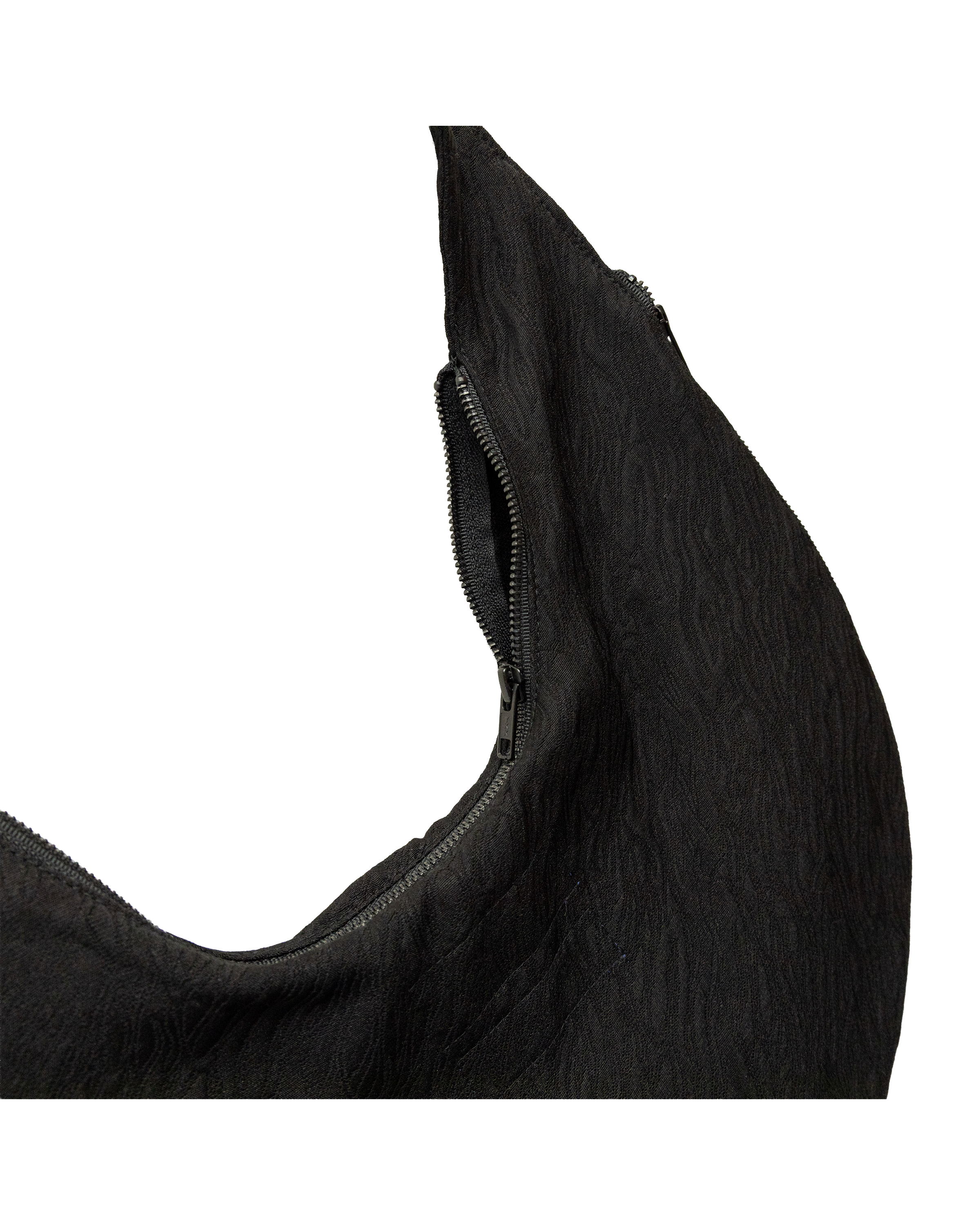 Slinger Bag: Black Jacquard