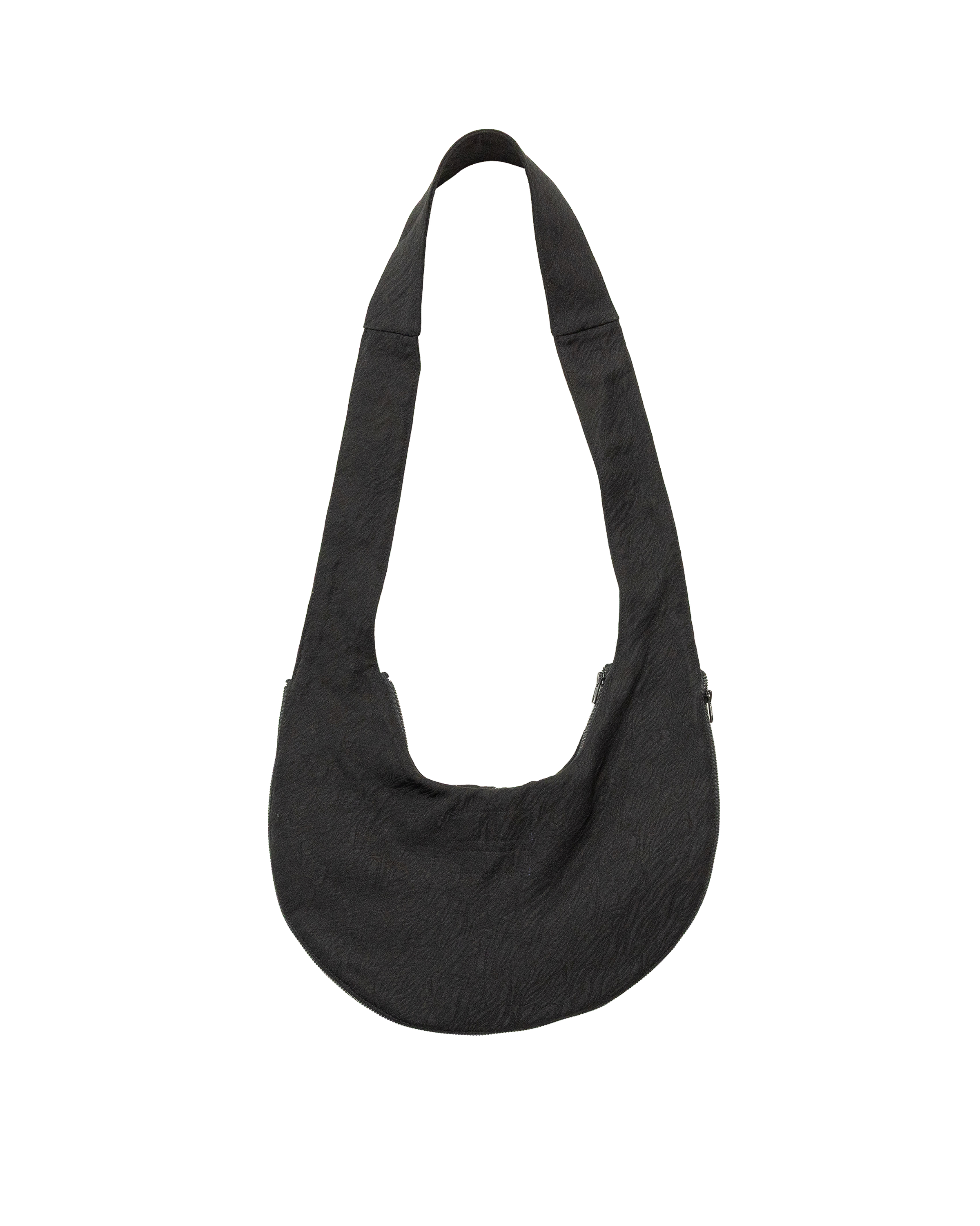 Slinger Bag: Black Jacquard