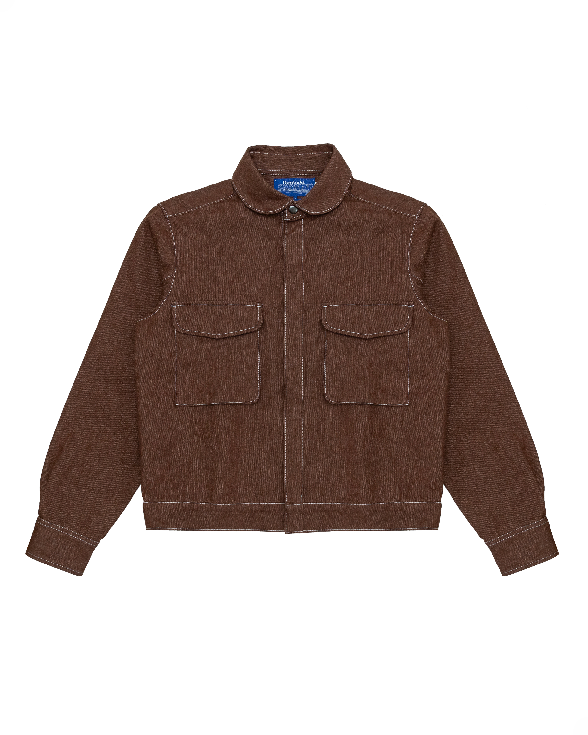 '75 London Overshirt: Stonewash Denim