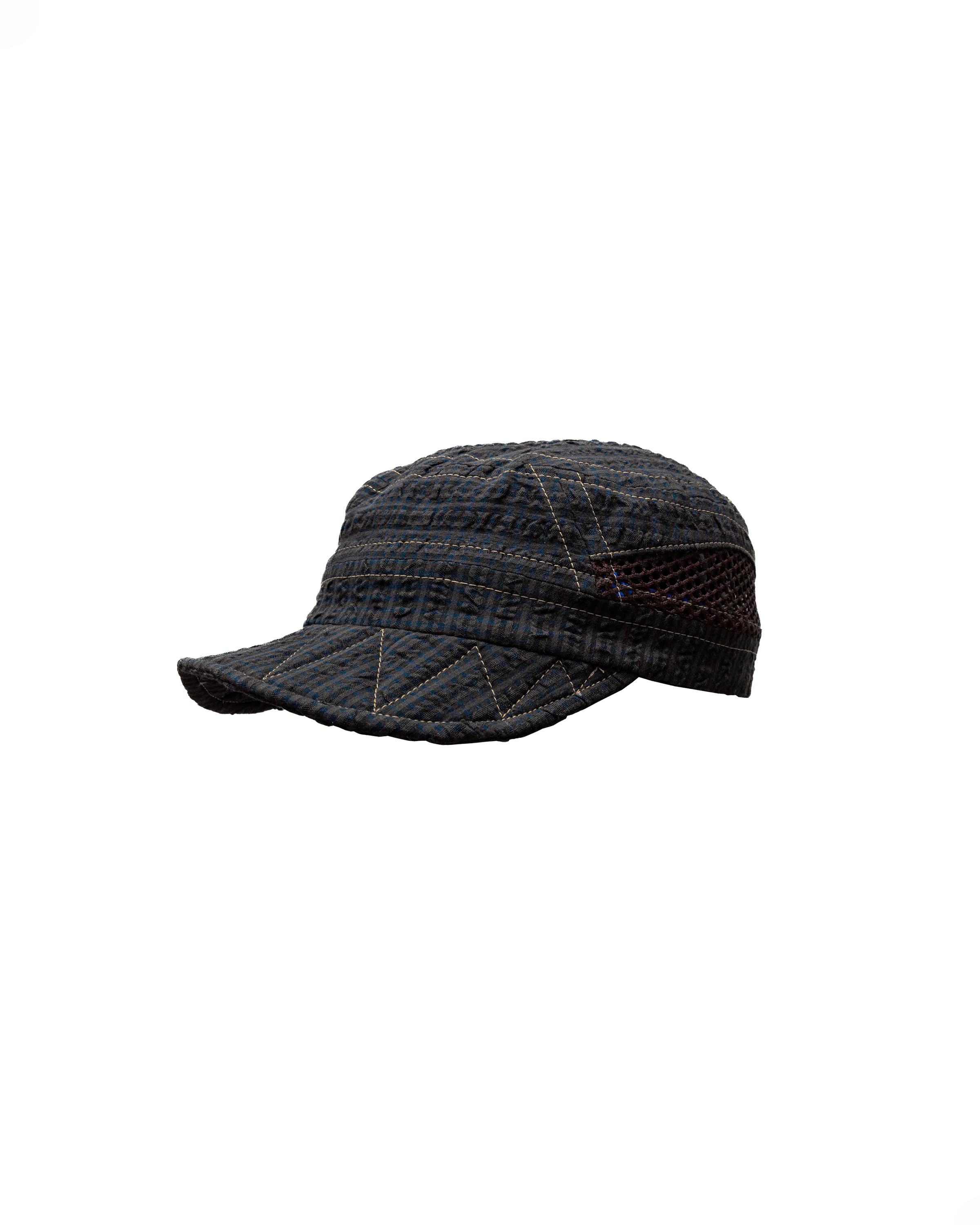 Draft Cap: Maroon / Night Seersucker