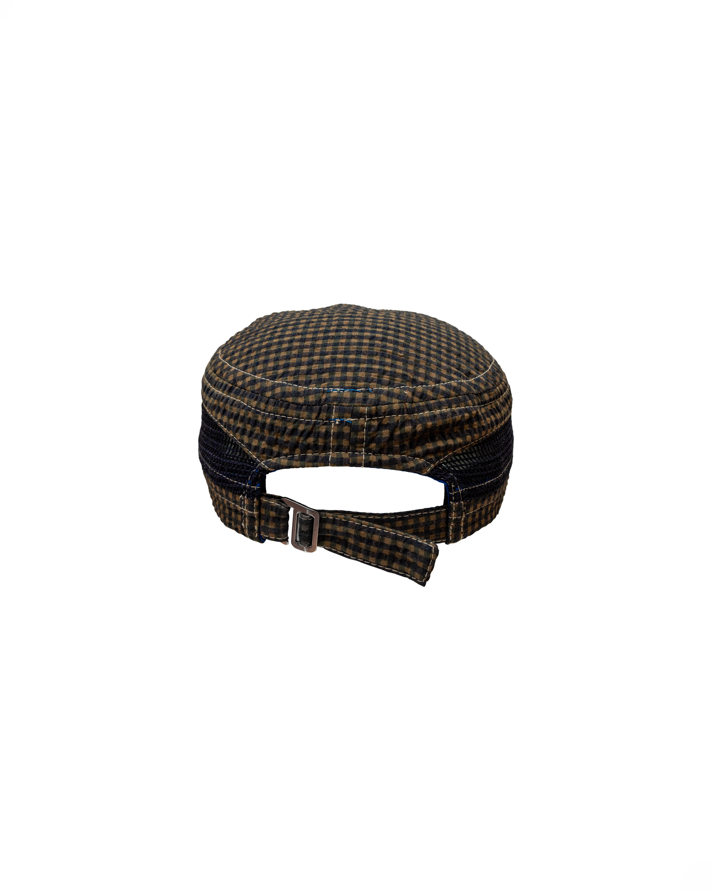 Draft Cap:Plaid Seersucker