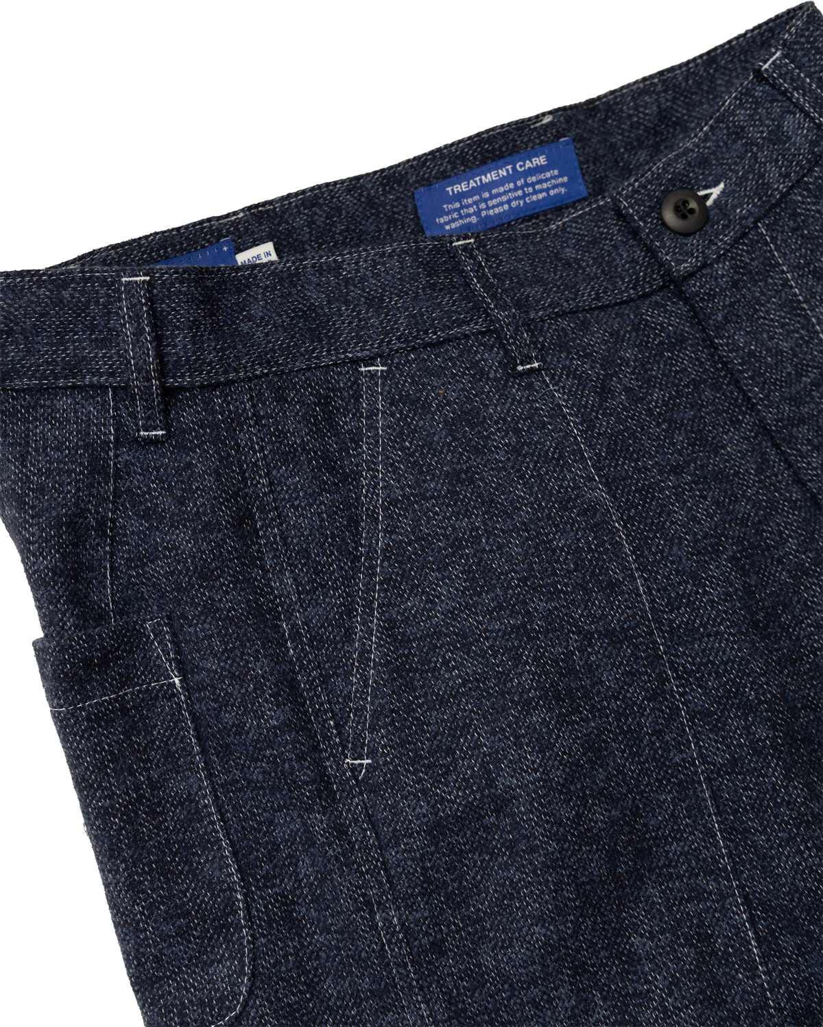 TAE Pant: Navy Cotton Tweed