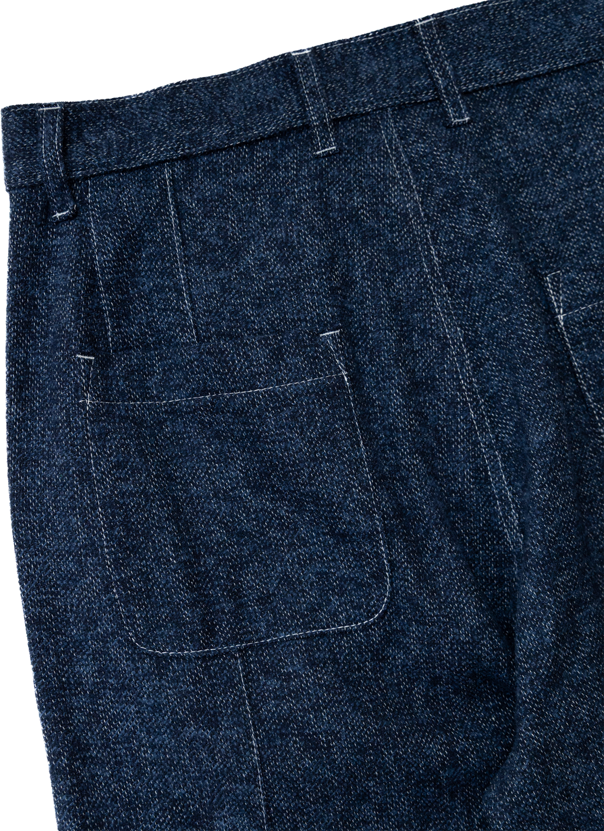 TAE Pant: Navy Cotton Tweed