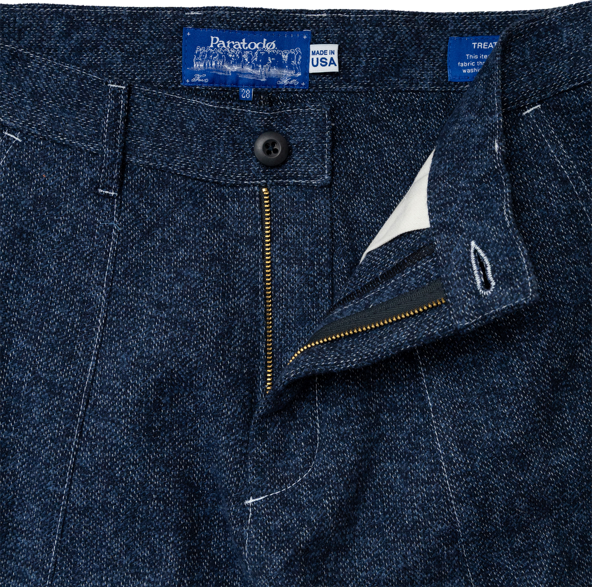 TAE Pant: Navy Cotton Tweed