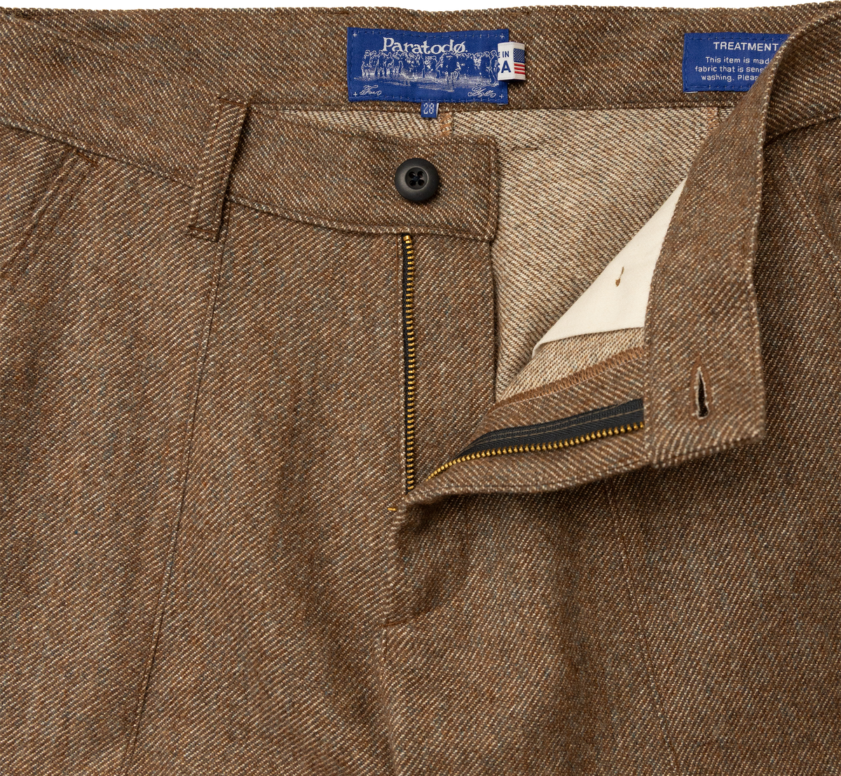 TAE Pant:Nature Woolen twill