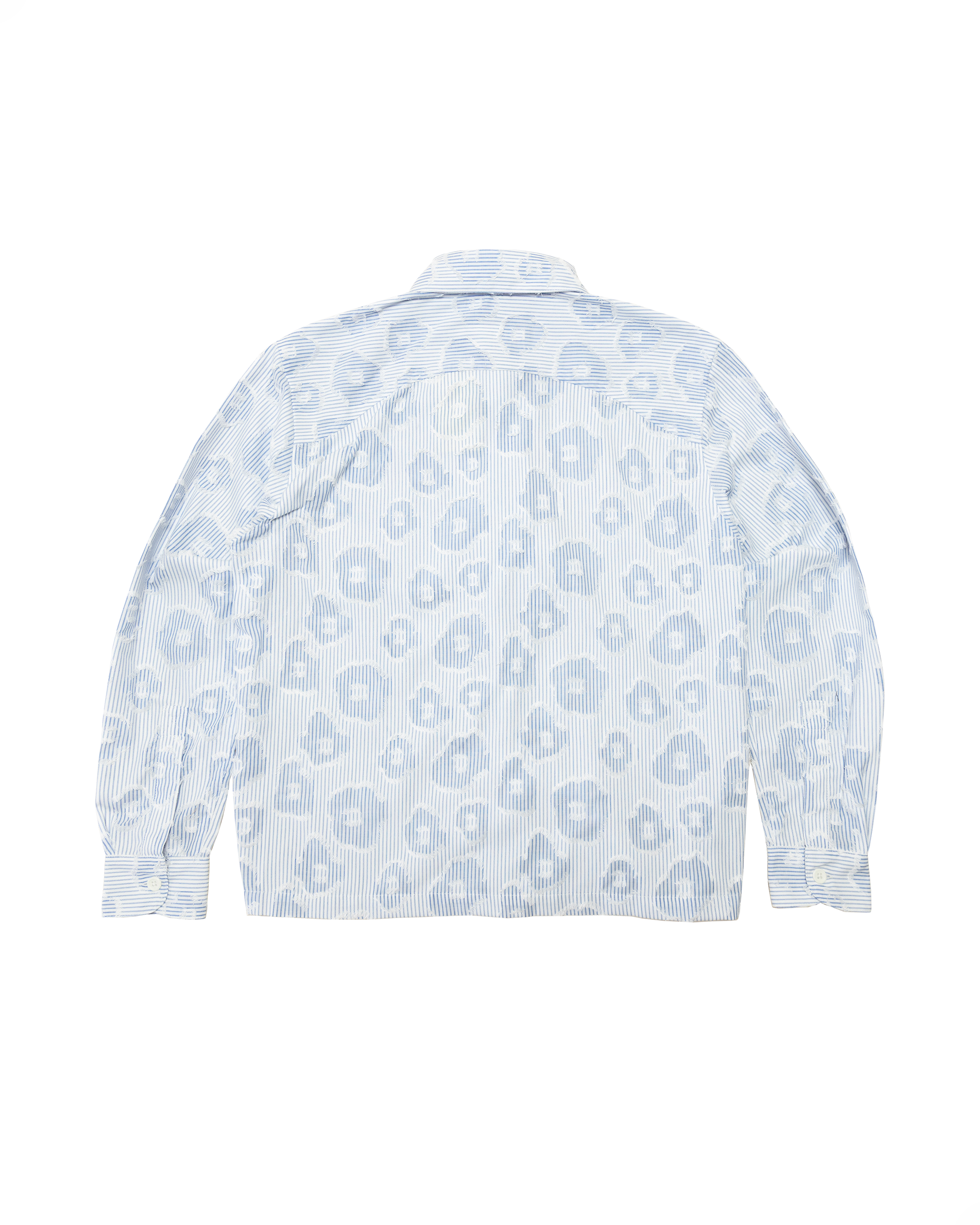 Gonia Shirt: Floral Stripes